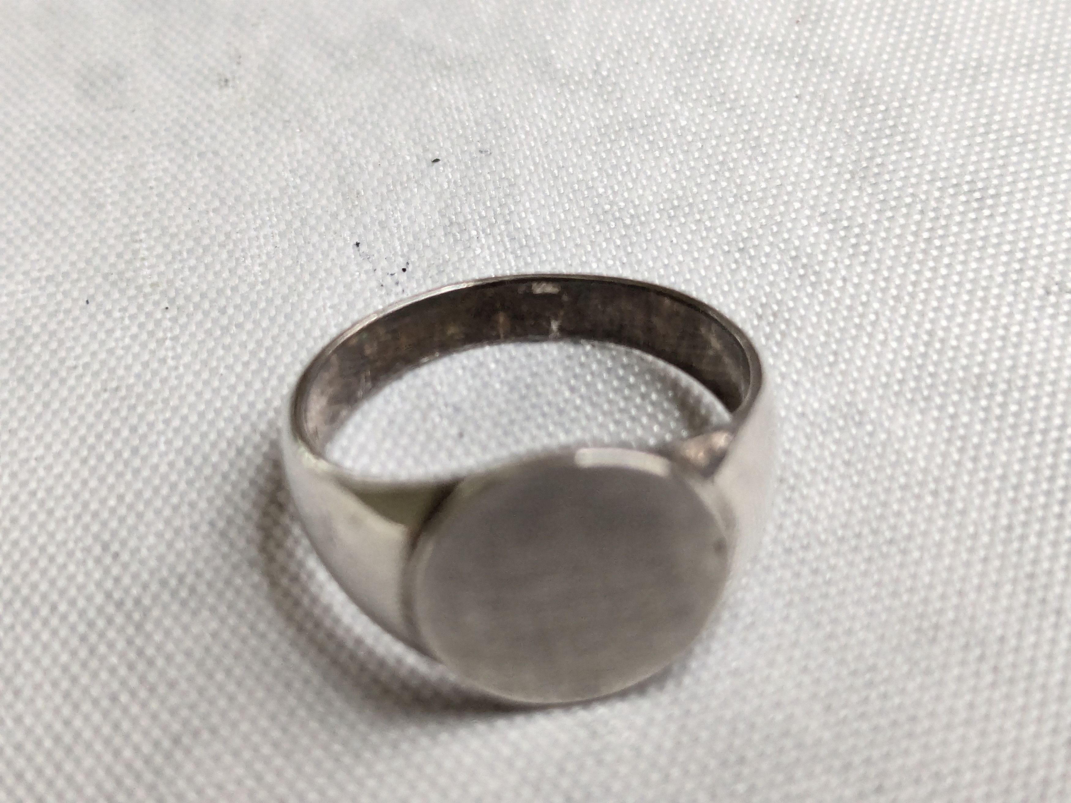 Jewelry Vintage Sterling Silver Signet Ring Size 7 Size ONE SIZE - 9 Thumbnail