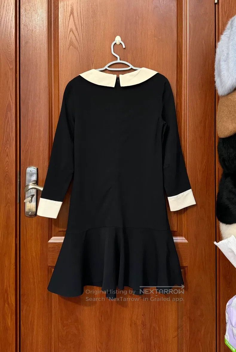 Valentino Valentino Black long-sleeved doll neck bow dress Size XS / US 0-2 / IT 36-38 - 2 Thumbnail