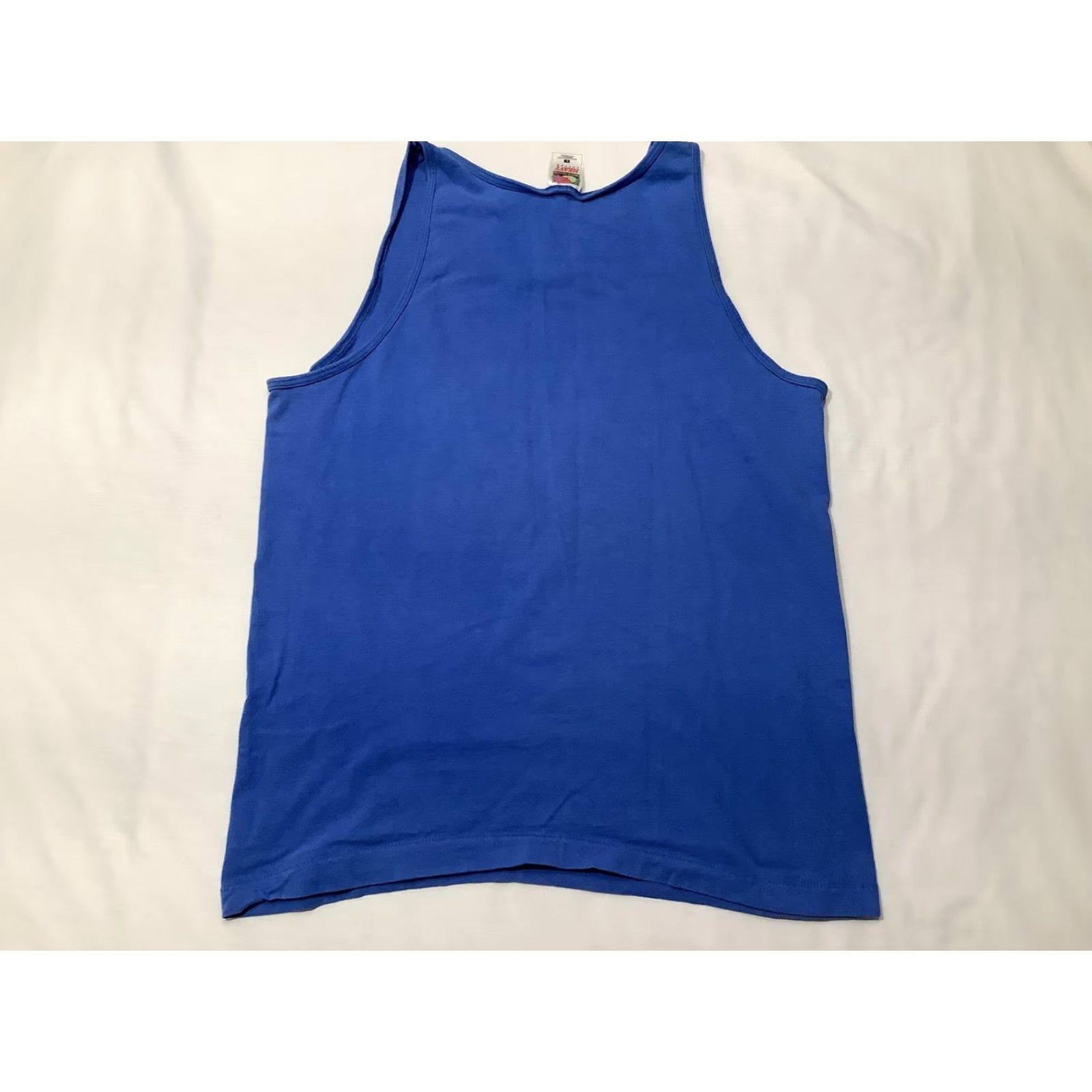 Fruit Of The Loom VINTAGE Fruit of the Loom Shirt Mens Large Blue Rusty's Seafood Tank Port Canaveral FL Size US L / EU 52-54 / 3 - 5 Thumbnail