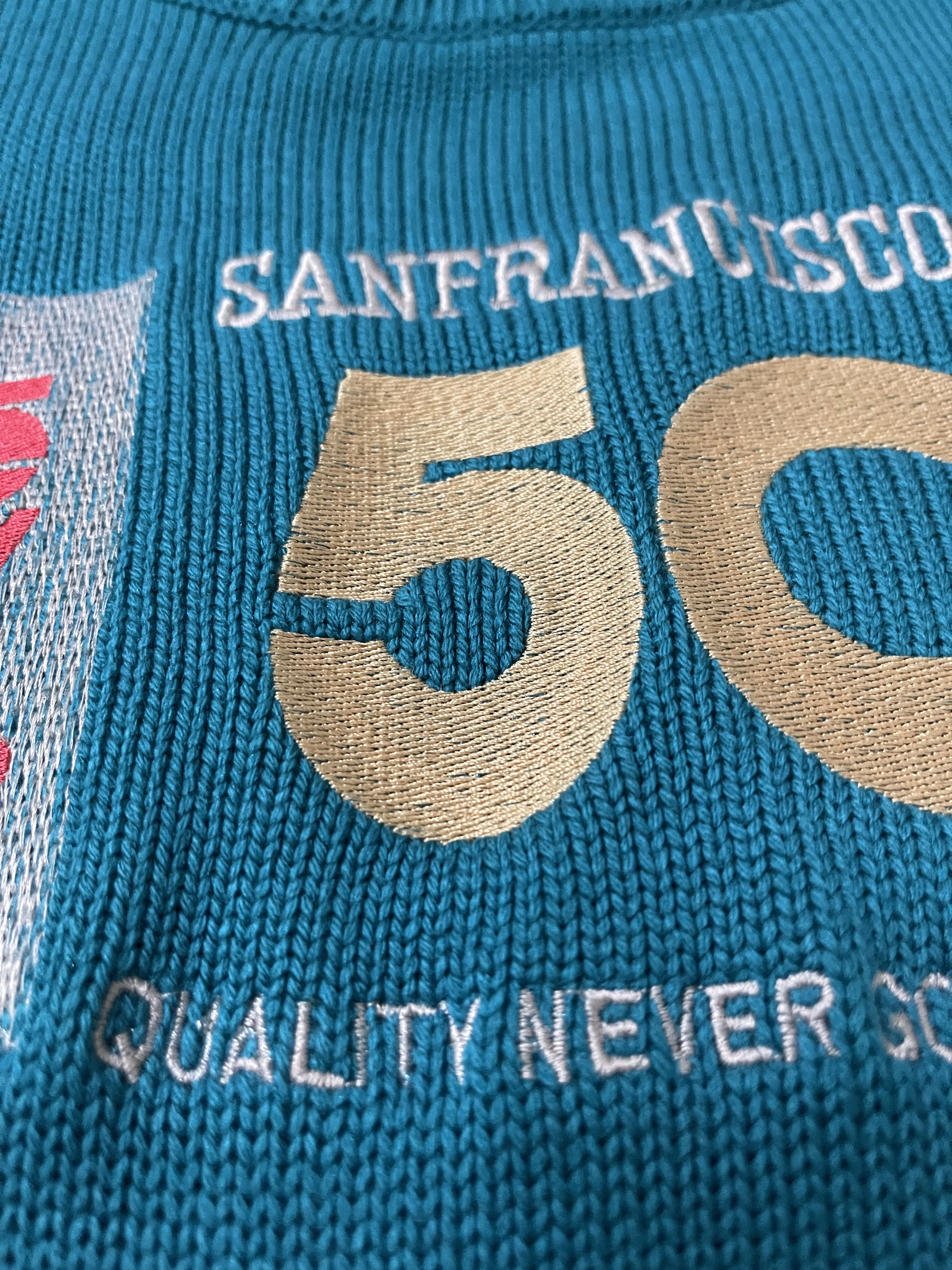 Levi's Vintage Clothing × Vintage Vintage Levis Embroidery Trademark 501 Knitwear Size US L / EU 52-54 / 3 - 5 Thumbnail
