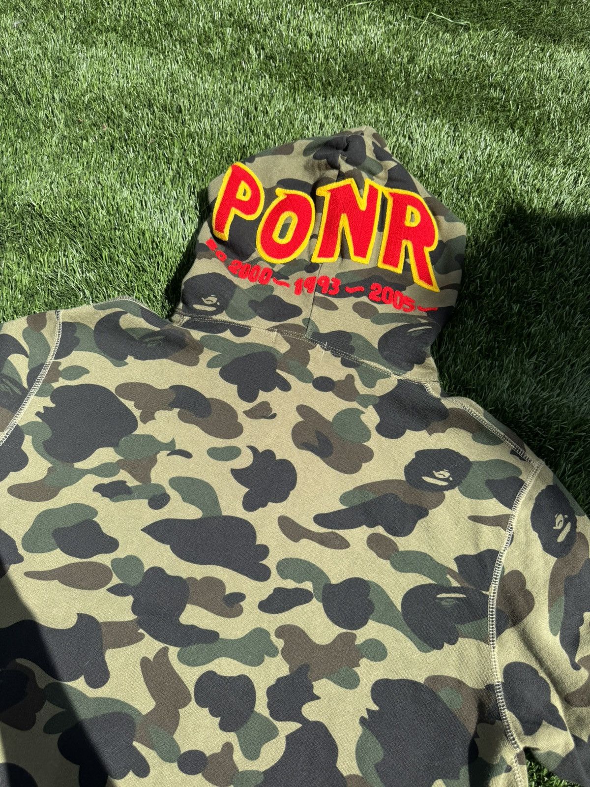 Bape BAPE Camo PONR Shark Full Zip Hoodie Size US XL / EU 56 / 4 - 5 Thumbnail