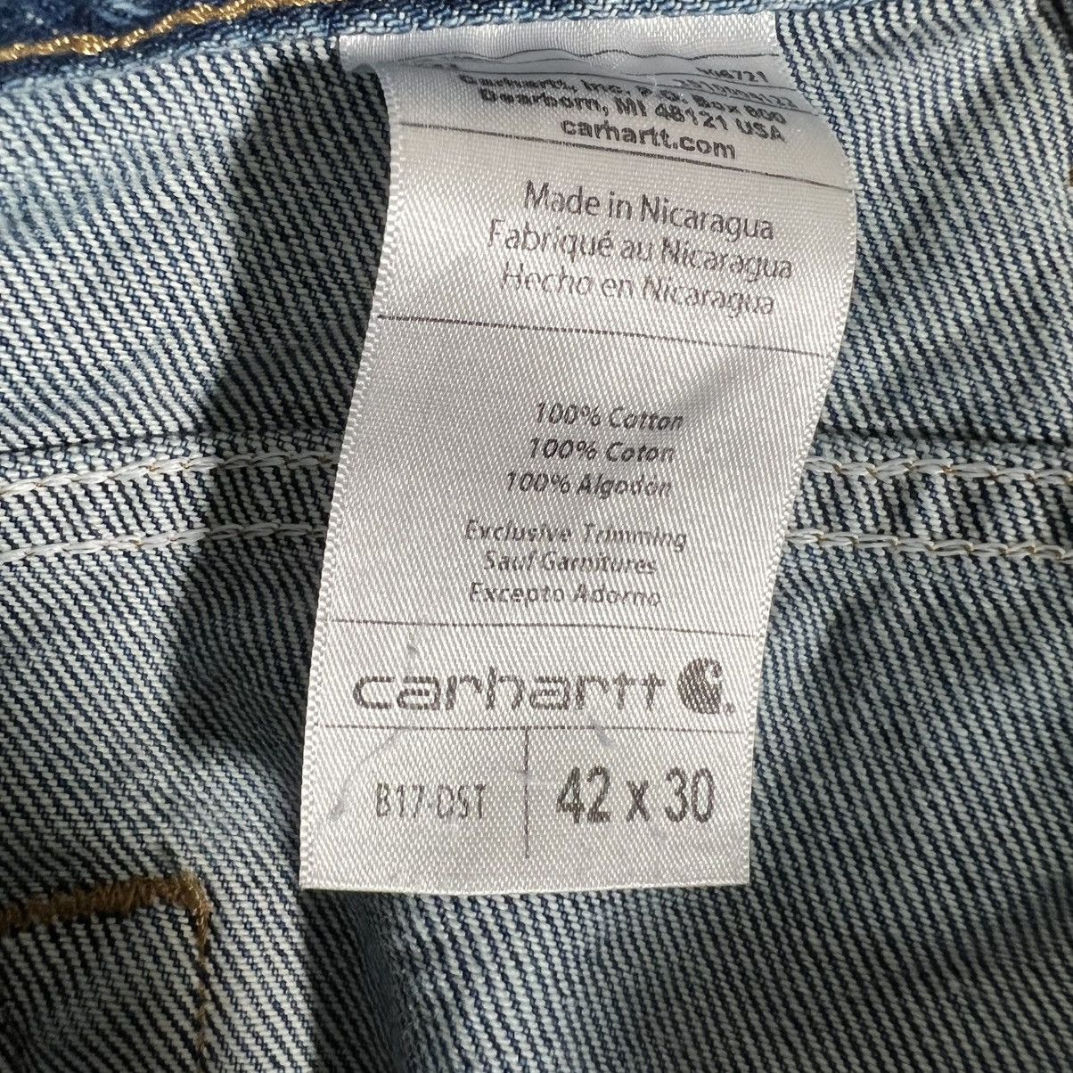 Carhartt Carhartt B17 DST Relaxed Fit Blue Jeans Men's 42x30 baggy Size US 42 / EU 58 - 8 Thumbnail