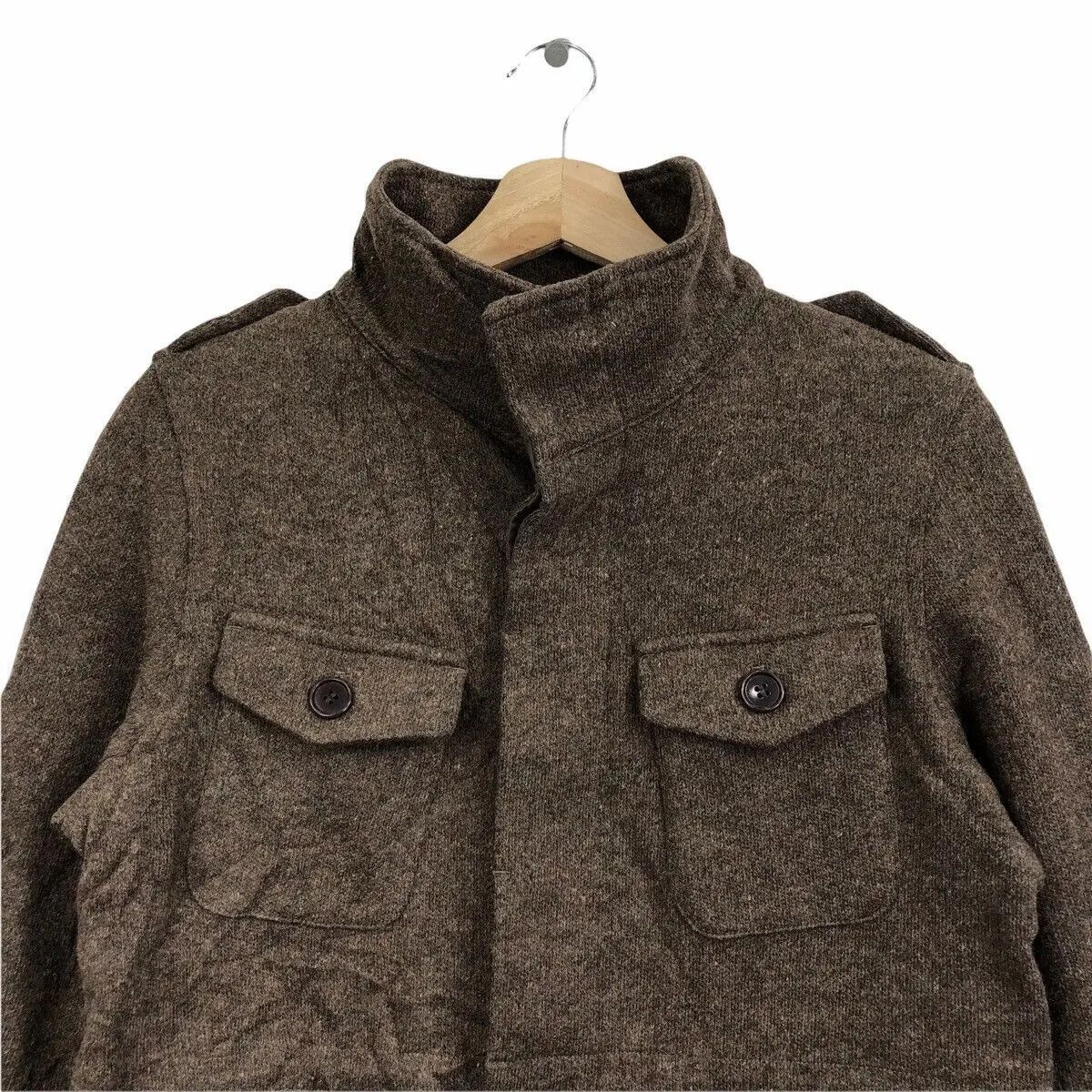 United Arrows Vtg UNITED ARROWS JAPAN Technical Tweed Jacket Coat Parka Size S / US 4 / IT 40 - 3 Thumbnail