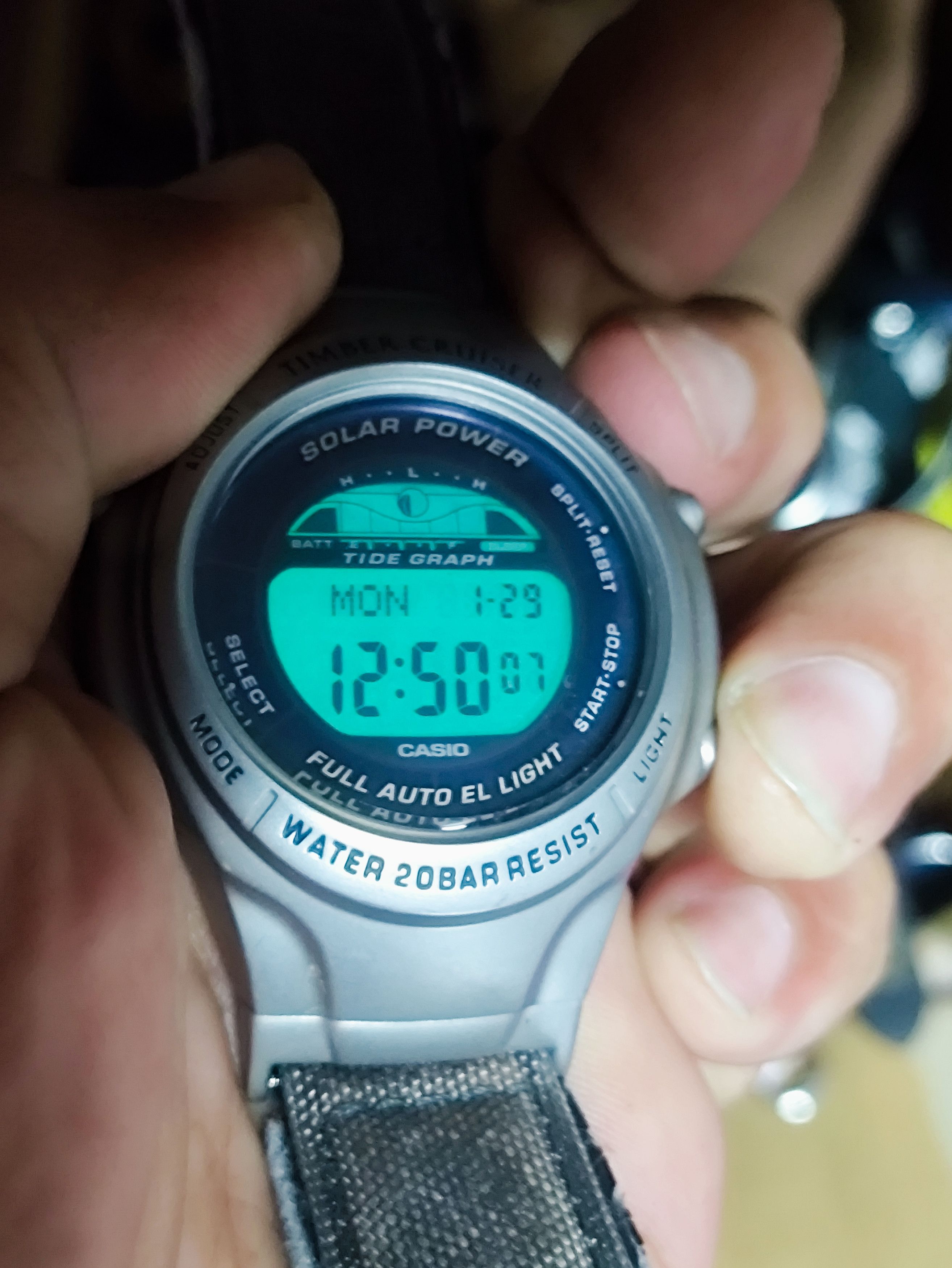 Casio × Japanese Brand × Vintage Vintage Casio Timber Cruiser Solar Power TIC-10 JAPAN -H Size ONE SIZE - 9 Thumbnail