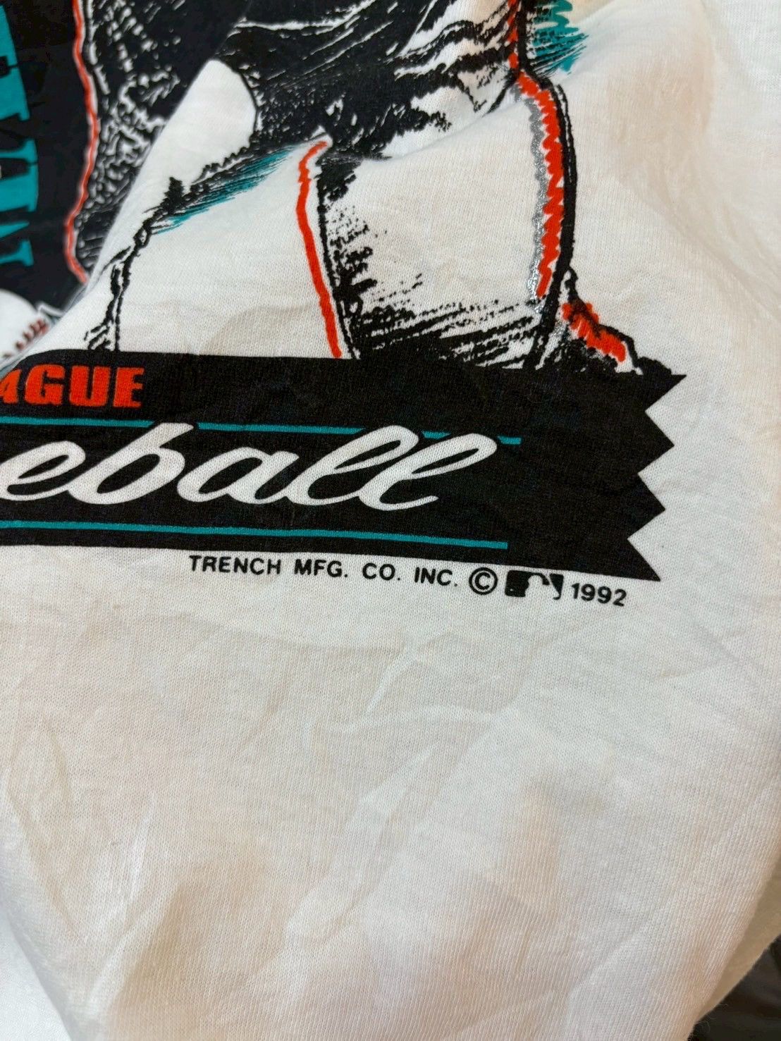 Vintage Florida Marlins 1992’s vintage tee Size US L / EU 52-54 / 3 - 4 Thumbnail