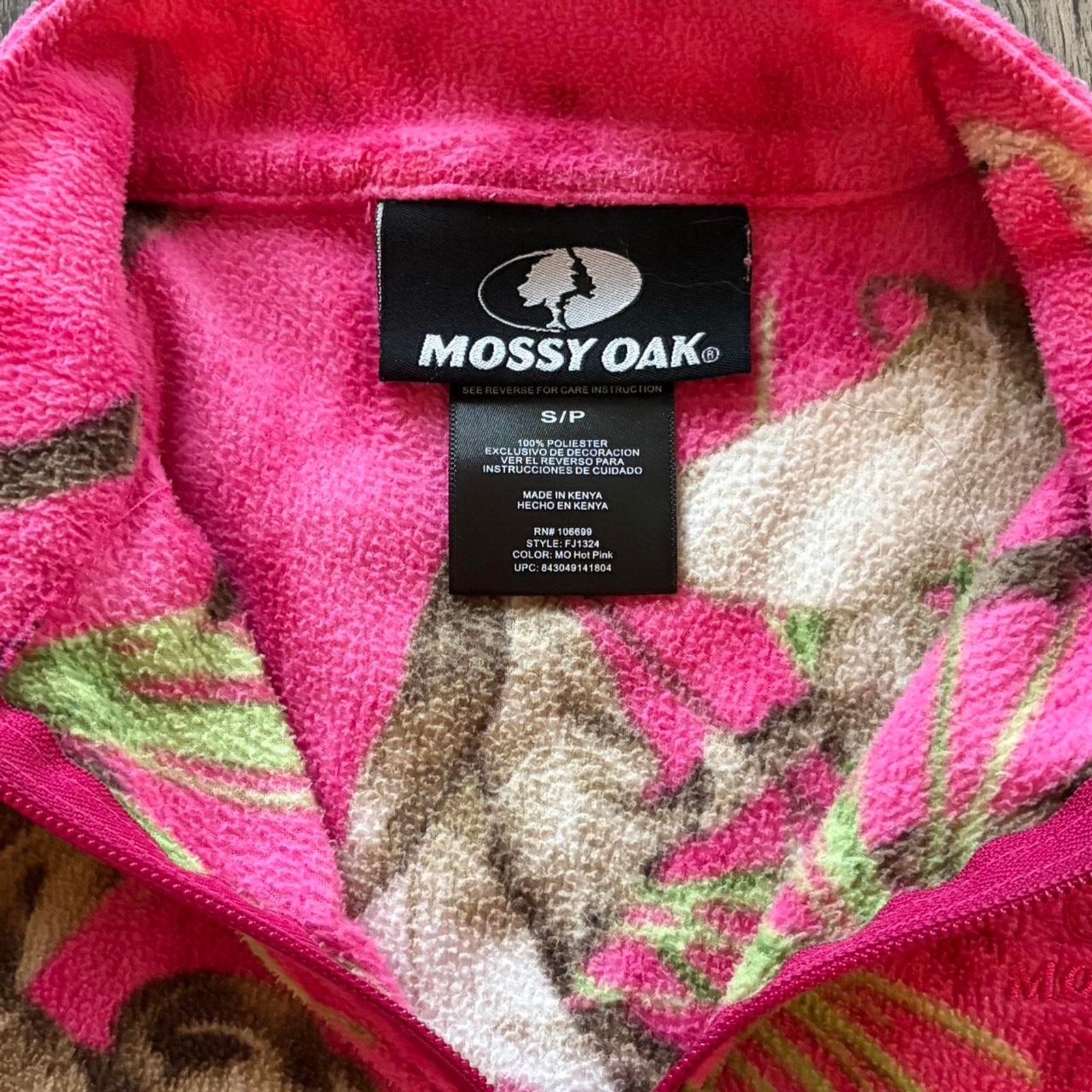 Mossy Oaks Pink mossy oak camo fleece Size S / US 4 / IT 40 - 4 Thumbnail