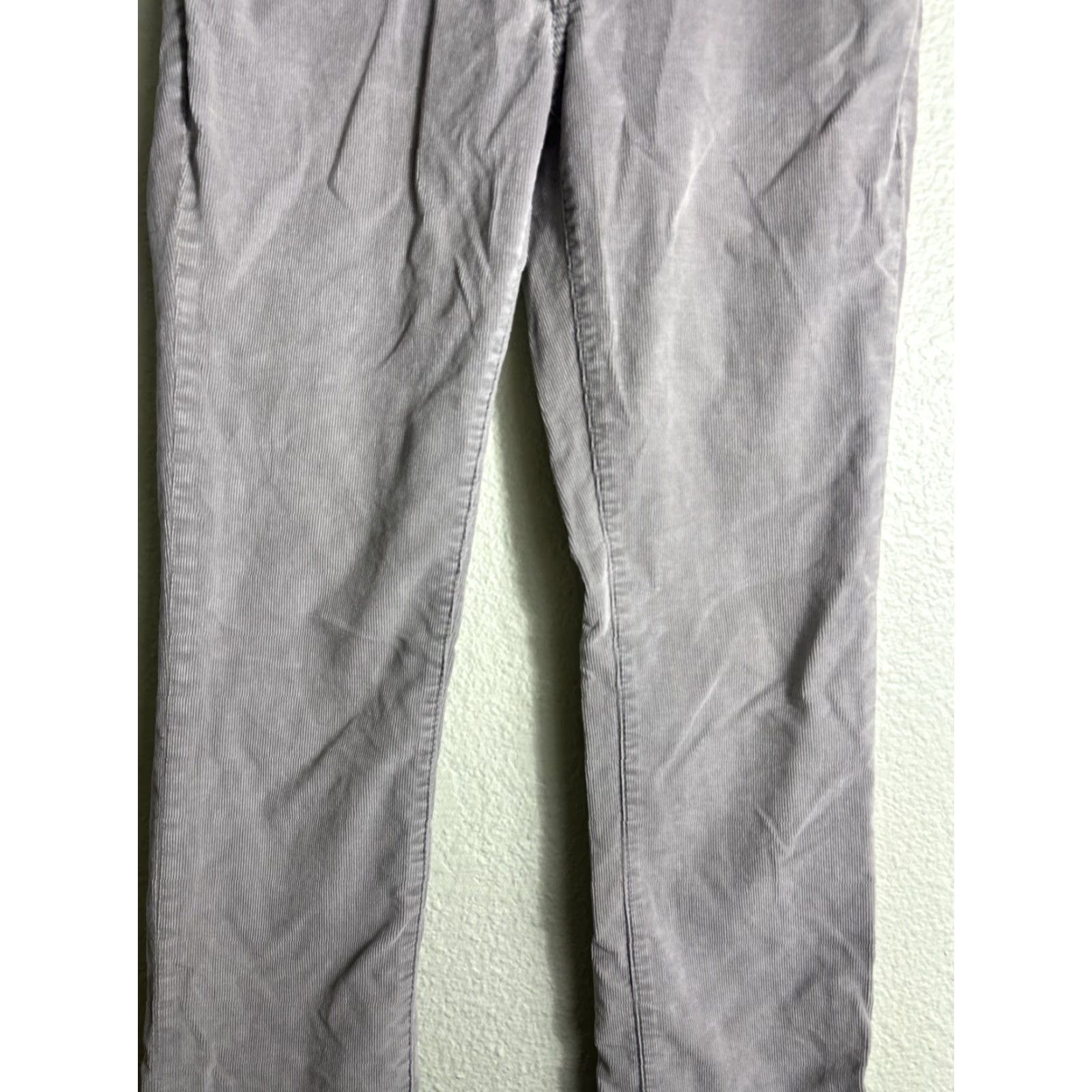 Vintage VINTAGE Pilcro and The Letterpress Women’s Gray Corduroy Pants Slim Regular 27x32 Gray Chino Skinny Women Size 27" / US 4 / IT 40 - 3 Thumbnail