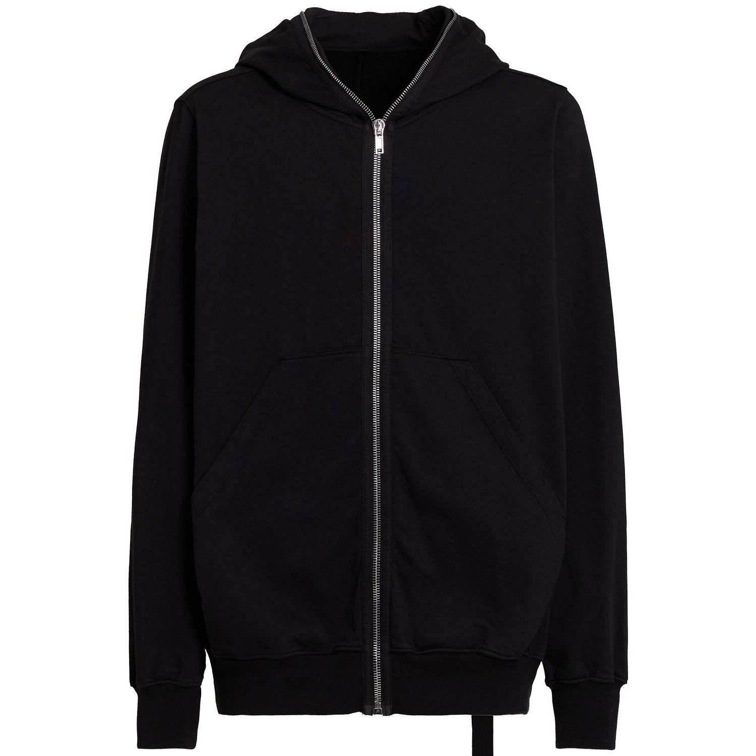 RICK OWENS CONCORDIANS Gimp Black Cotton Hoodie New & Authen