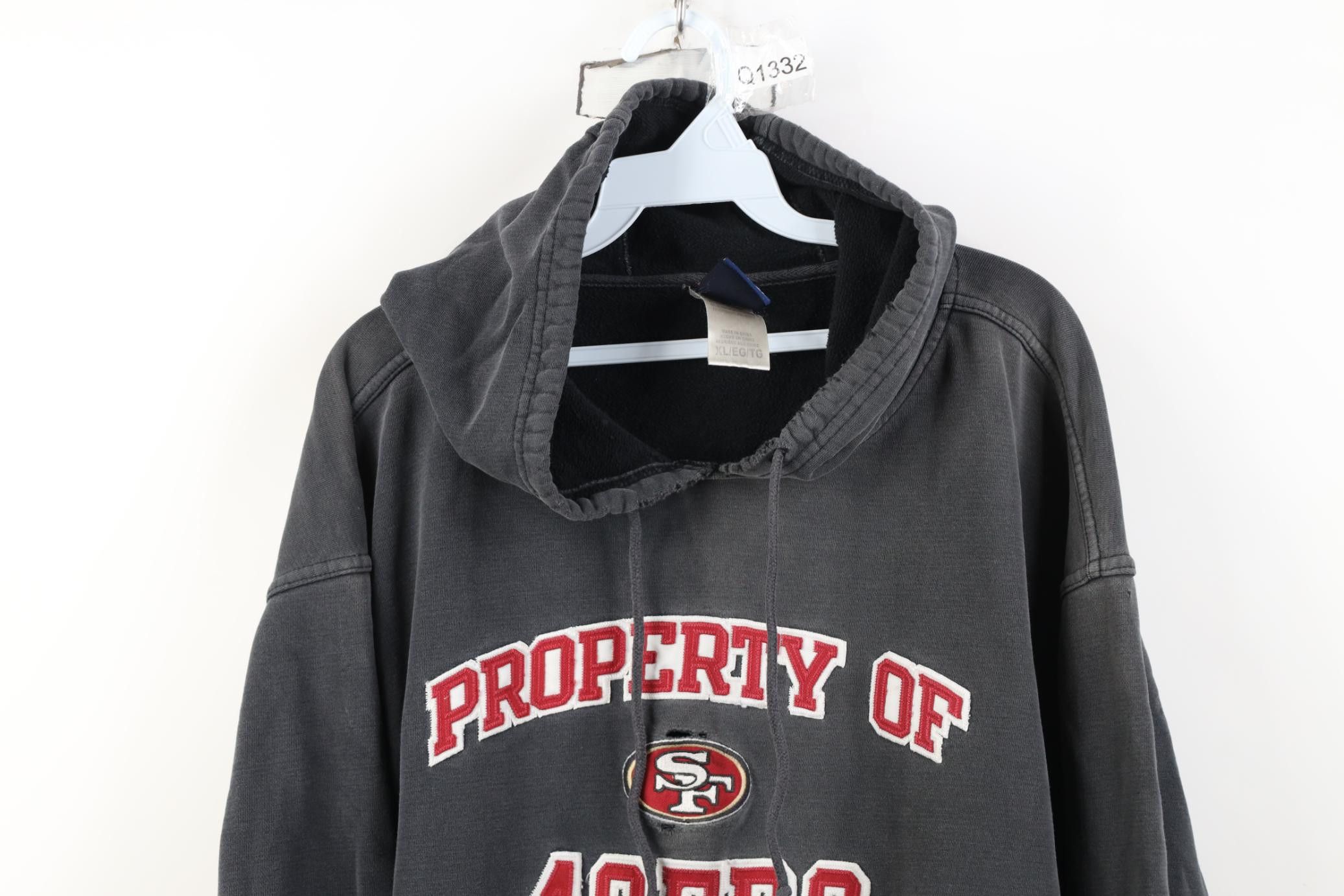 Reebok Vintage Reebok Sun Faded San Francisco 49ers Football Hoodie Size US XL / EU 56 / 4 - 2 Thumbnail