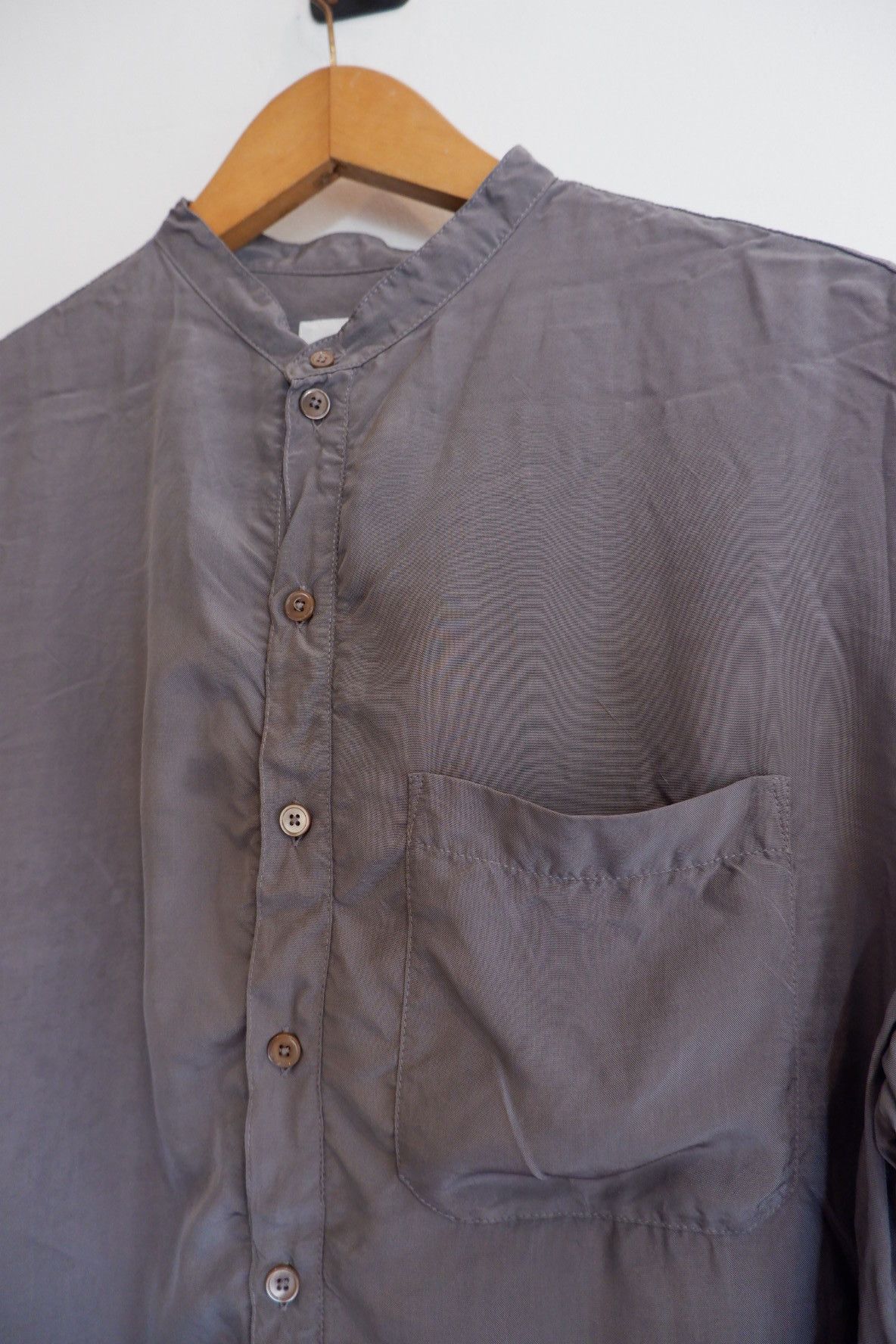 Lemaire LEMAIRE Vareuse Half Button Silk Shirts 2023 Size US S / EU 44-46 / 1 - 4 Thumbnail