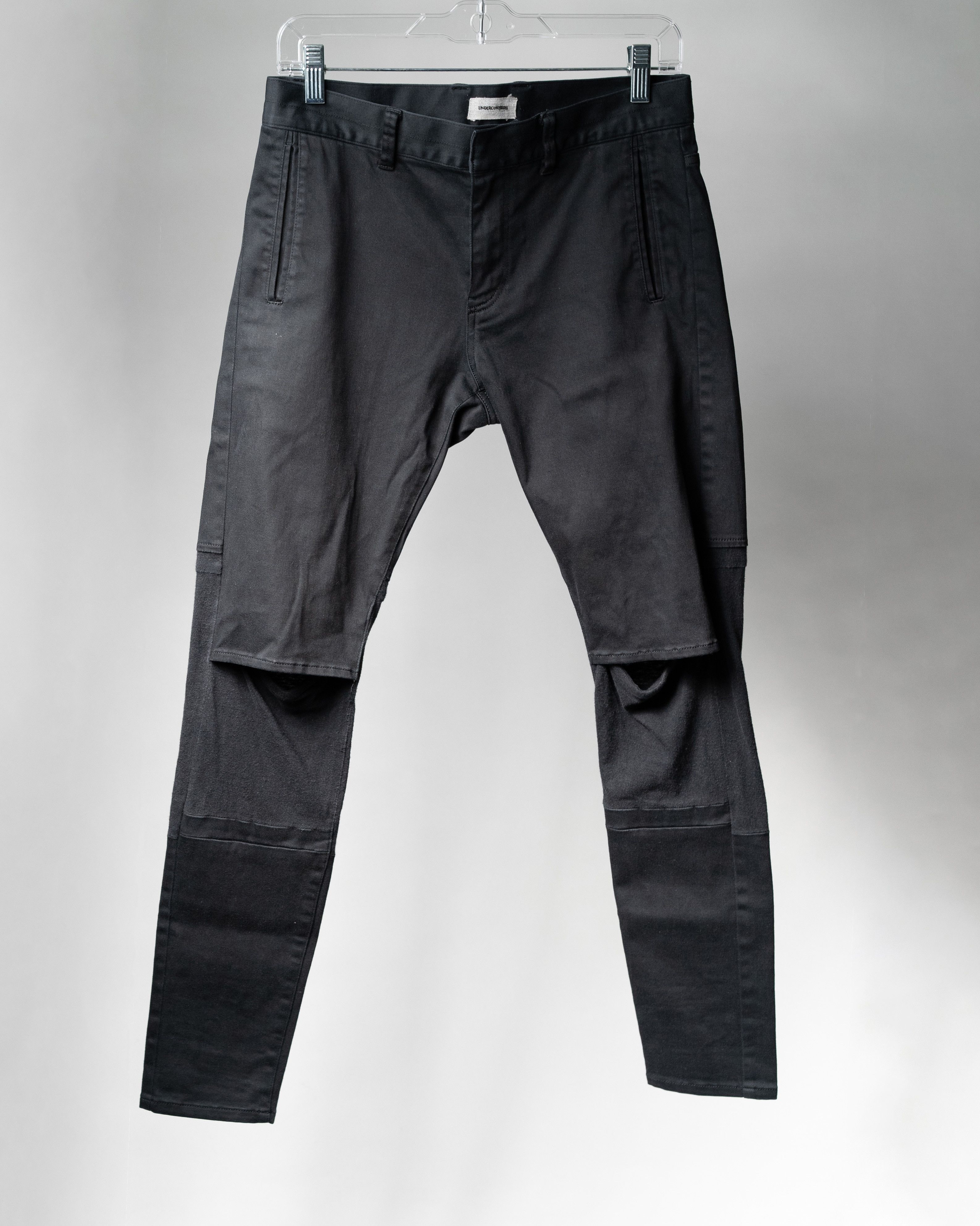 Undercover Slit-knee Slim Stretch Cotton Pants Size US 28 / EU 44 - 1 Thumbnail