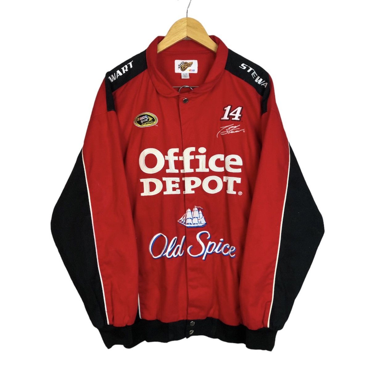 Vintage Vintage racing jacket Office Depot 90s Old Spice original | Grailed