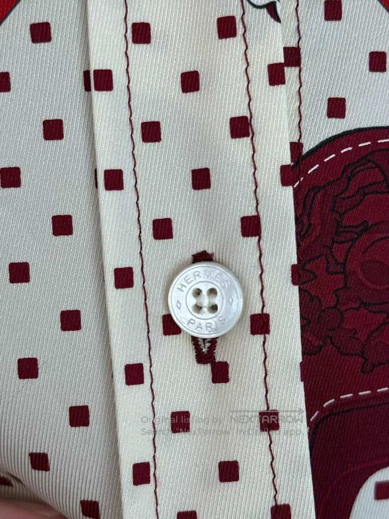 Hermes Hermes Shirt Size XXS / US 00 / IT 34 - 3 Thumbnail