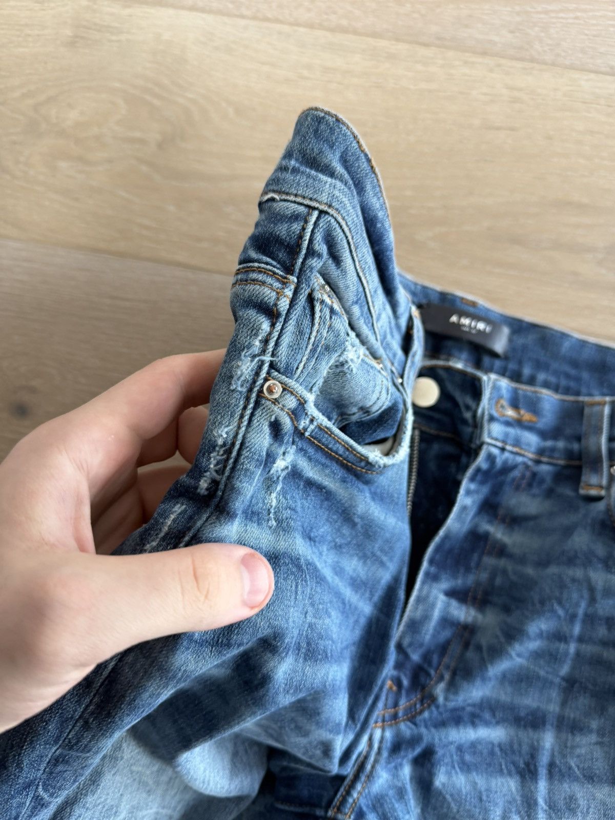 Amiri Amiri Jean Size US 32 / EU 48 - 4 Thumbnail
