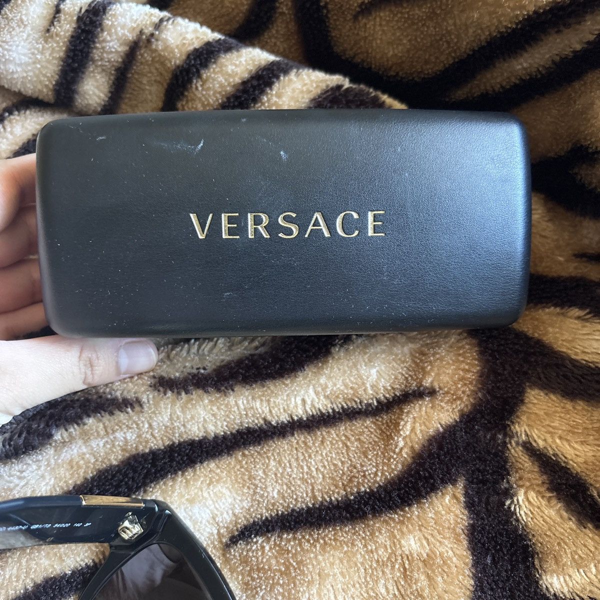 Versace Black versace biggie sunglasses Size ONE SIZE - 7 Thumbnail