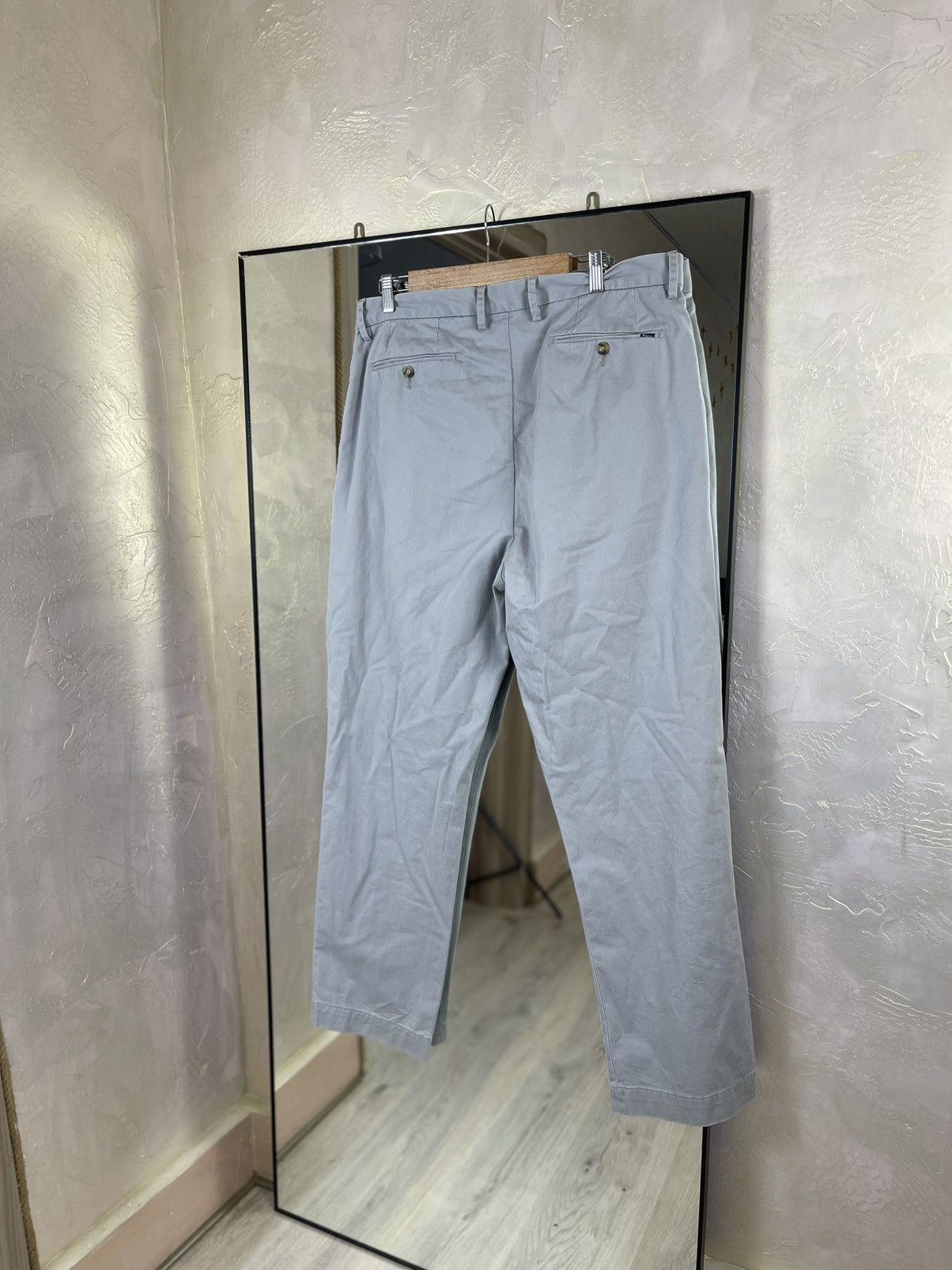 Polo Ralph Lauren Polo Ralph Lauren Stretch Classic Fit Chinos 7oz Twill Grey Size US 36 / EU 52 - 6 Thumbnail