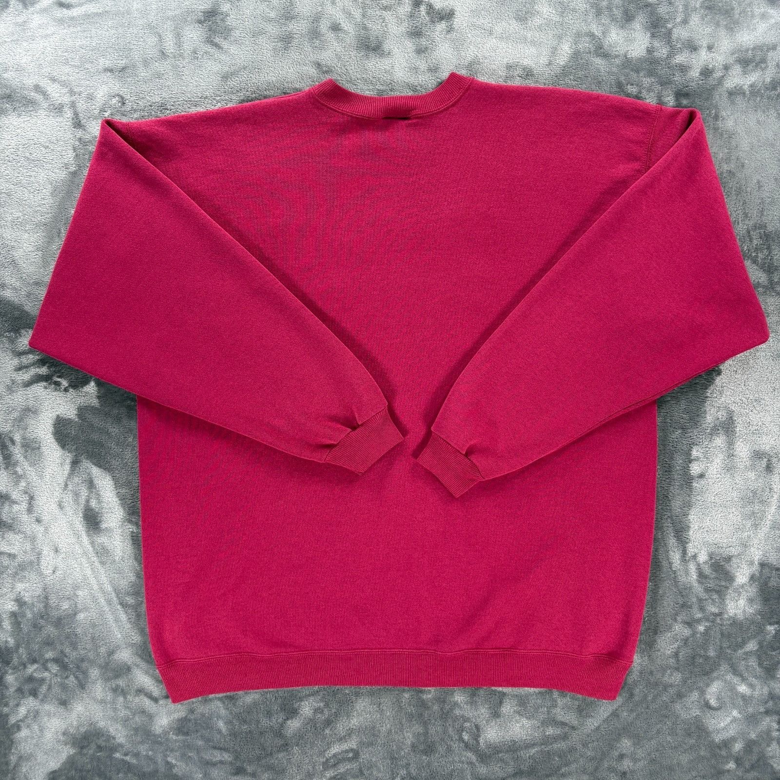 Hanes VTG Hanes Rho Chi Sweatshirt XL Maroon 90s Greek Letter Rush Size US XL / EU 56 / 4 - 2 Thumbnail