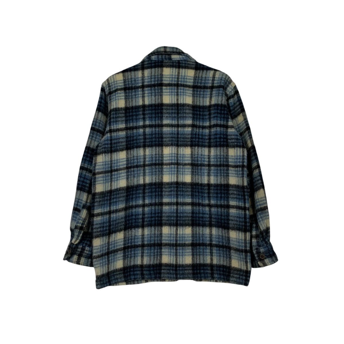 Van 90’s VAN JAC Workwear Blue Tartan Flannel Jacket #2303-C102 Size US L / EU 52-54 / 3 - 8 Thumbnail