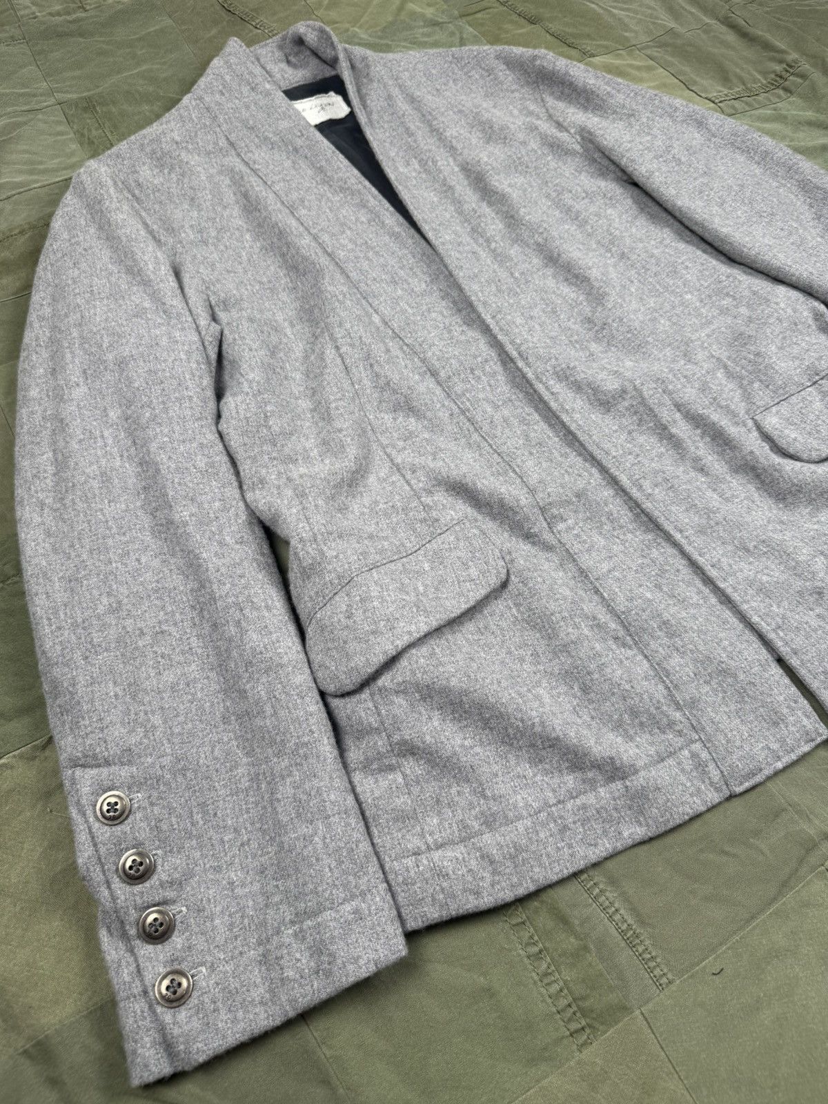 Greg Lauren Grey Kimono Jacket Size US L / EU 52-54 / 3 - 2 Thumbnail