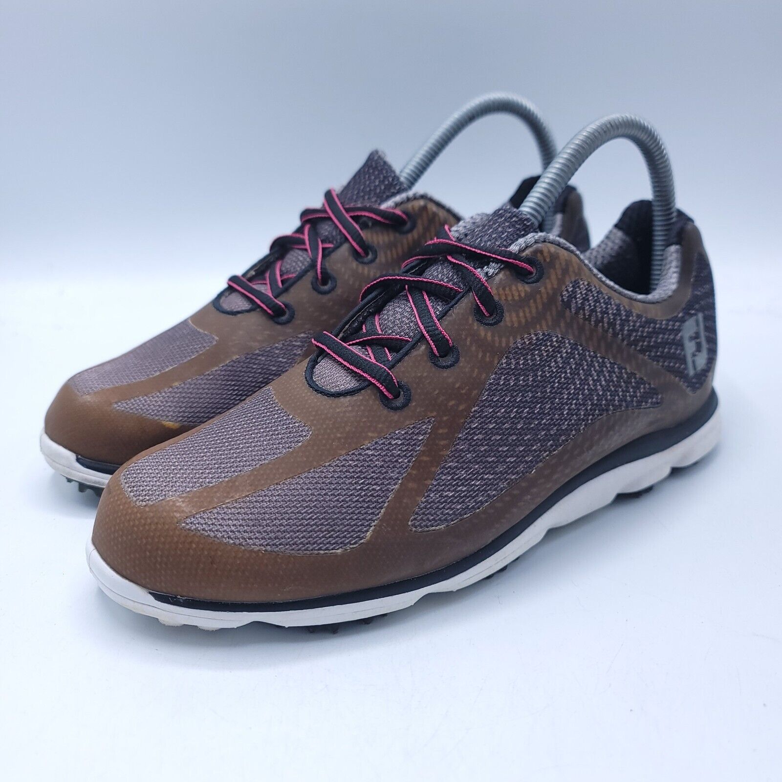 Footjoy Footjoy Empower US Golf Shoe Womens Size 7 98003 Pink Black Size US 7 / IT 37 - 1 Thumbnail