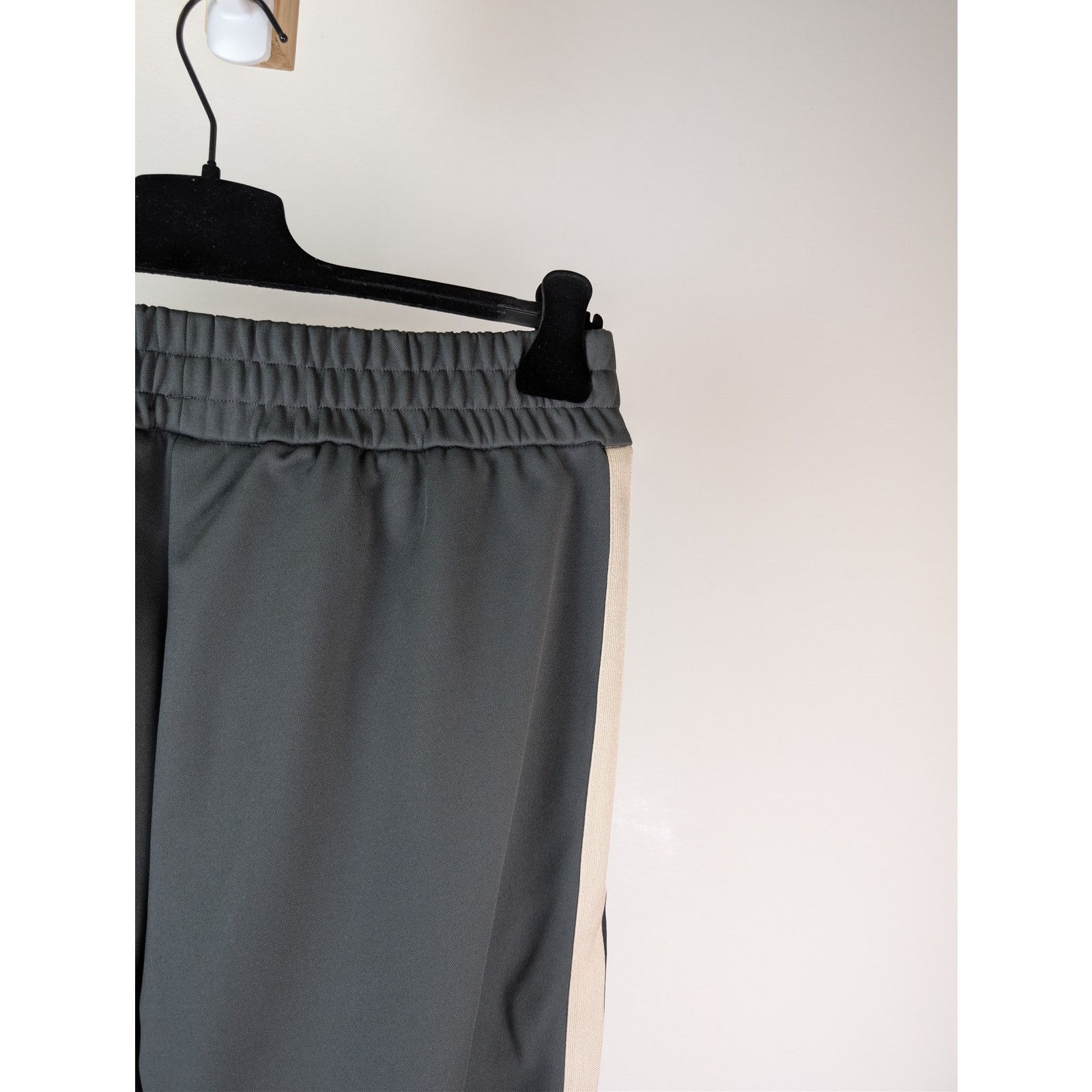 Palm Angels o1rshd1 Q:2 / New Classic Track Pants in Dark Grey / White Size US 36 / EU 52 - 13 Thumbnail