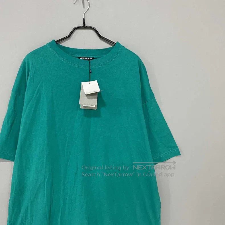 Balenciaga Balenciaga Lake Green Embroidered Valentine's Day Logo Sho Size US S / EU 44-46 / 1 - 2 Thumbnail