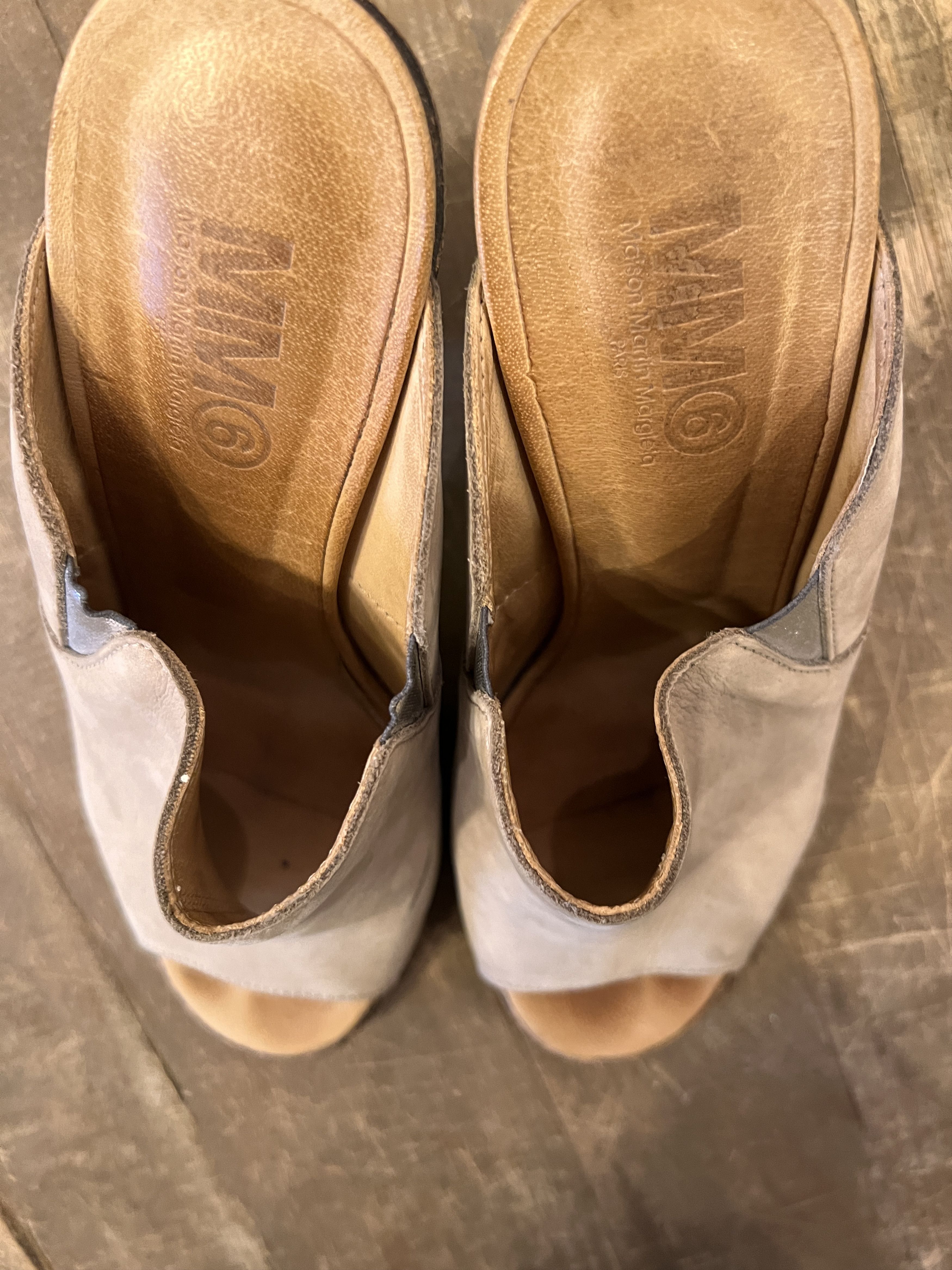 Maison Margiela Leather Mules mid high heels Size US 6 / IT 36 - 5 Thumbnail
