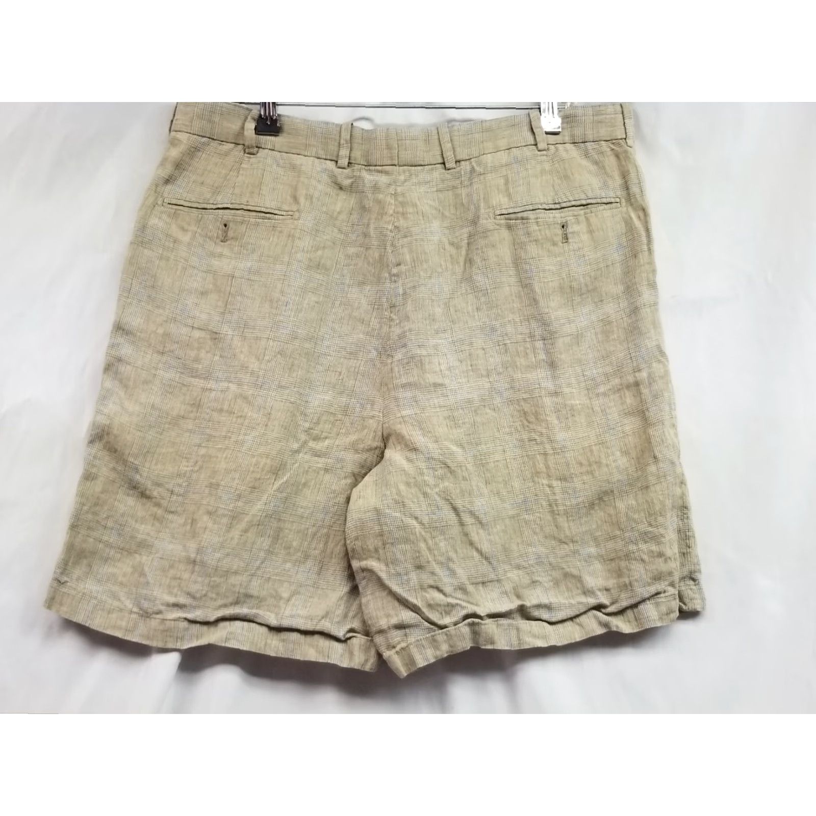 Peter Millar Peter Millar Bermuda Shorts 36 Men 100% Linen Beige Tan Beach Golf Outdoor Casual Size US 36 / EU 52 - 3 Thumbnail