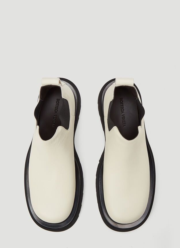 Bottega Veneta o1s1rm0925 Lug Chelsea Ankle Boots in Beige Size US 12.5 / EU 45-46 - 2 Thumbnail