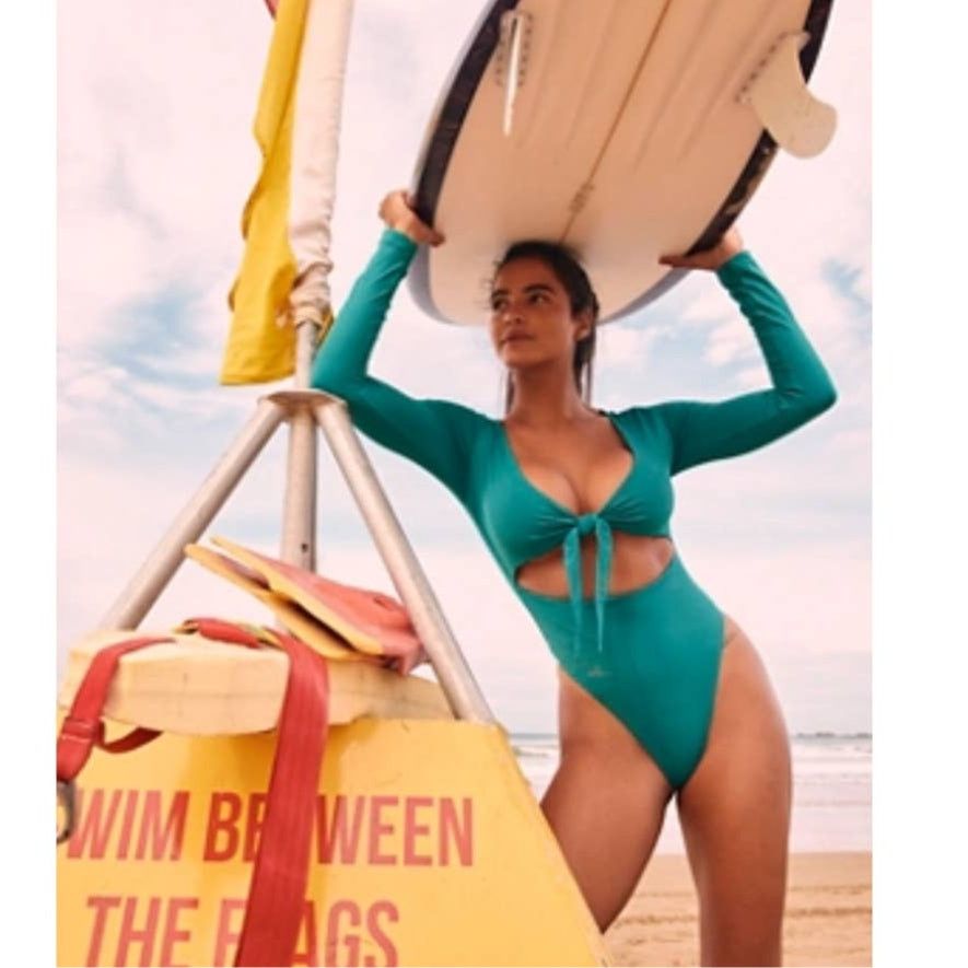 Free People New Free People Stone Fox Ulu Surf One-Piece $220 SMALL Size S / US 4 / IT 40 - 3 Thumbnail