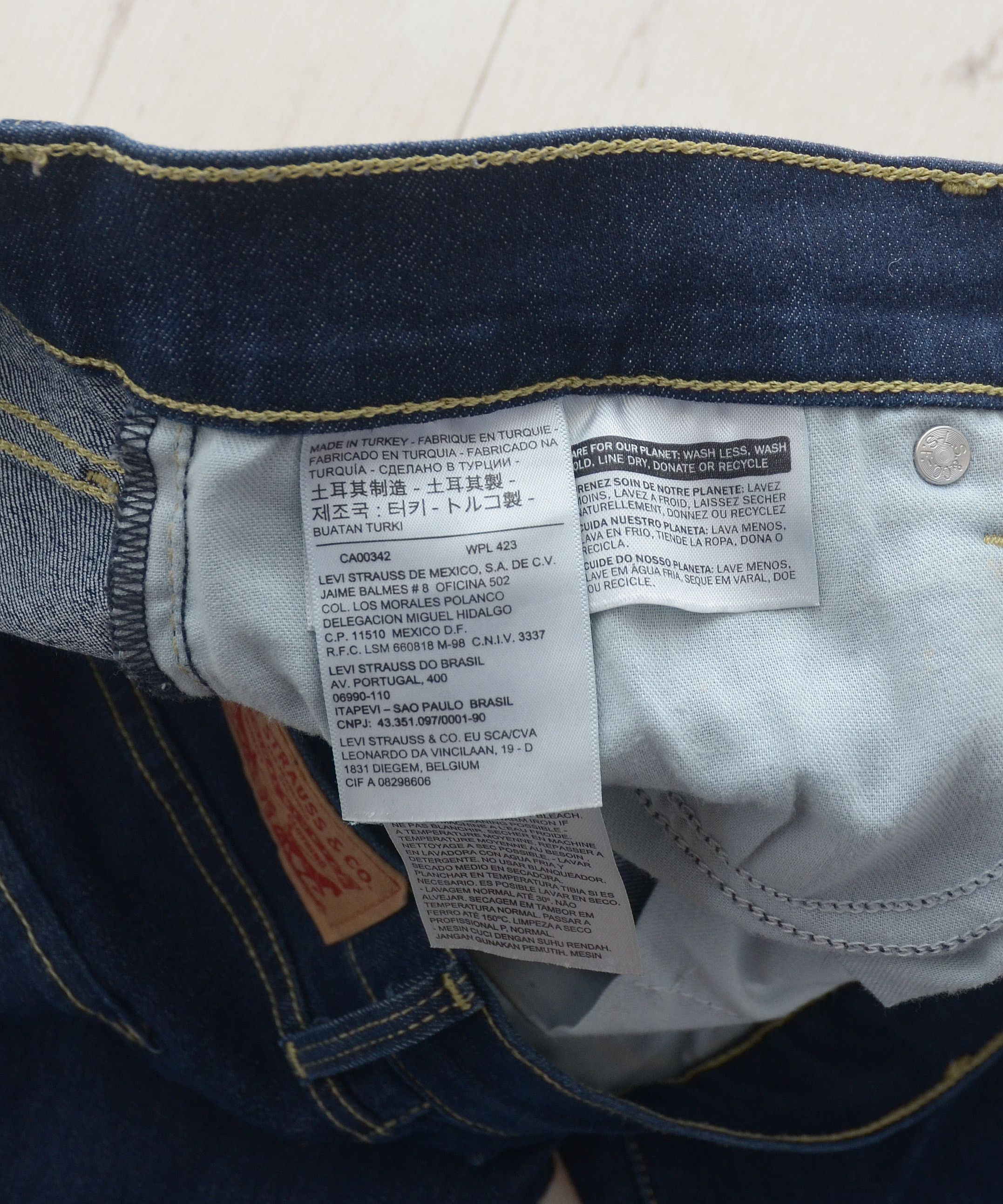 Levi's × Vintage Vintage Levis Jeans Dark Wash Denim W27 L32 Size 27" / US 4 / IT 40 - 11 Thumbnail