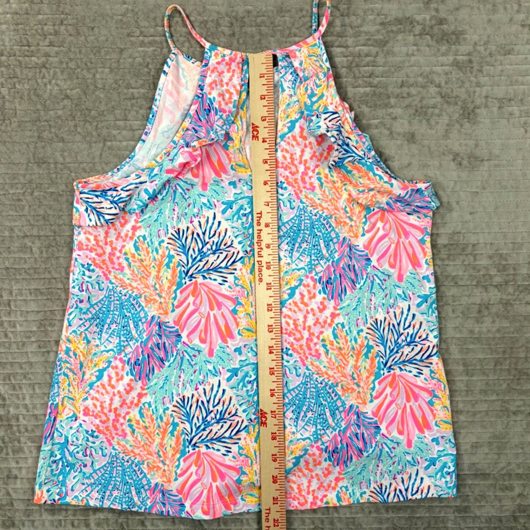 Lilly Pulitzer Lilly Pulitzer Coral Reef Top - Womens Tank Size S / US 4 / IT 40 - 7 Thumbnail