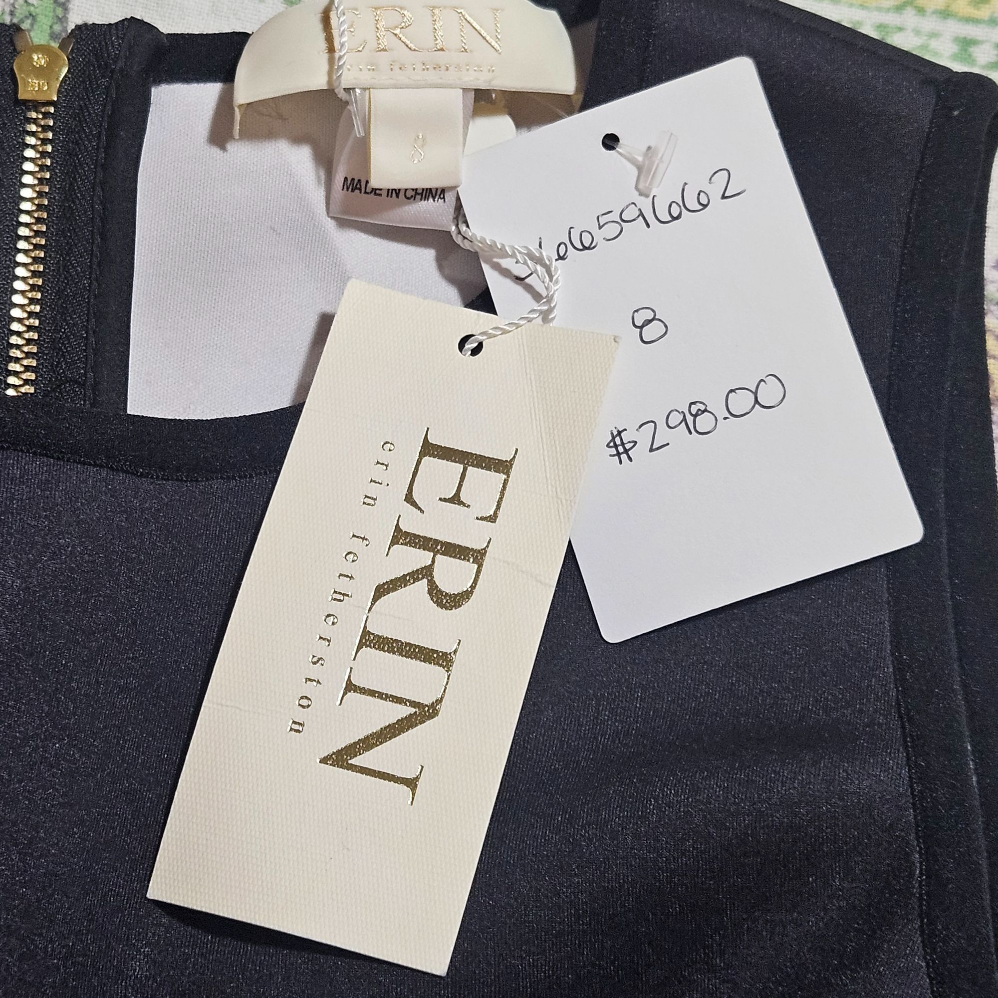 Anthropologie Anthropologie Erin Fetherston Black Floral Dress 8 Elegant P Size M / US 6-8 / IT 42-44 - 13 Thumbnail