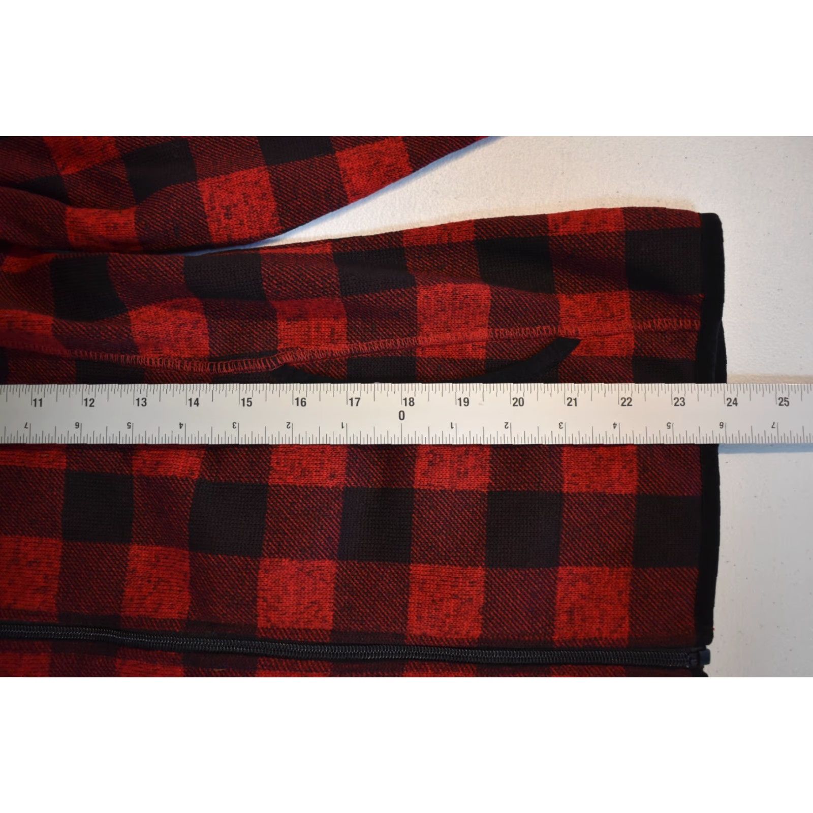 Eddie Bauer Eddie Bauer Full Zip Sweatshirt Plaid Womens Small Red Size S / US 4 / IT 40 - 5 Thumbnail