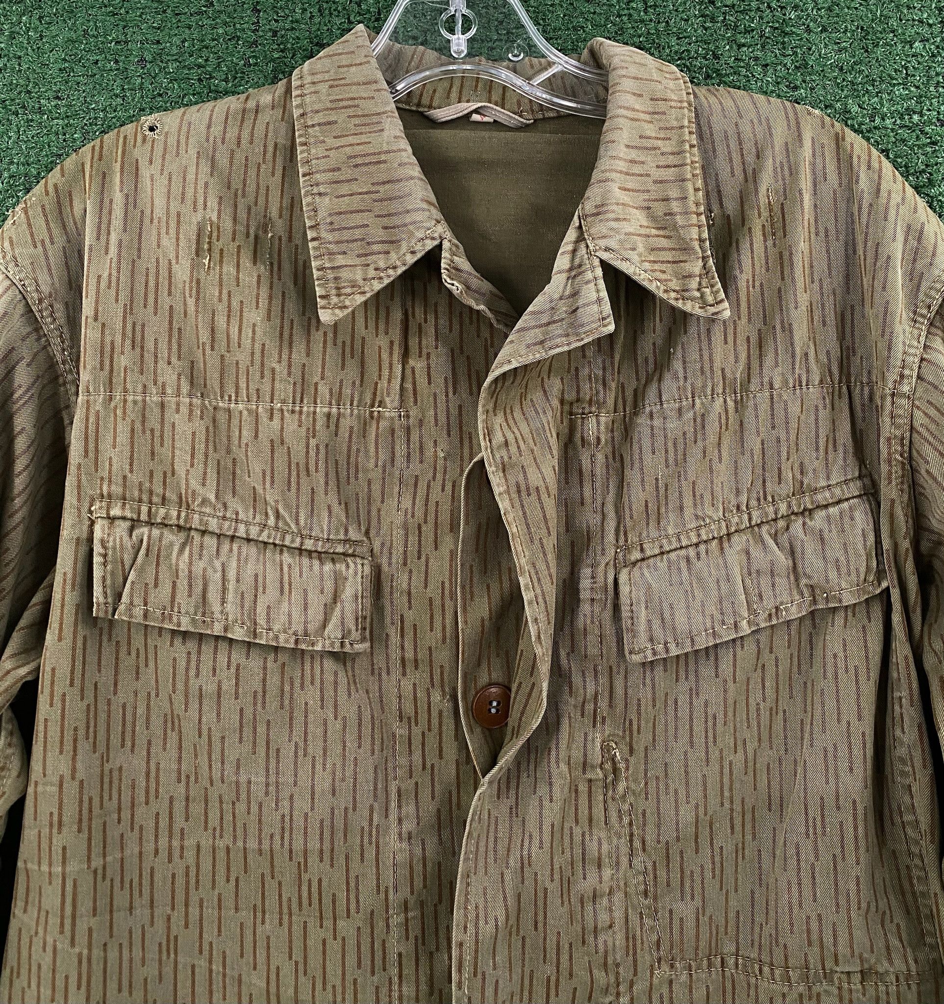 Vintage Vintage Raindrop Camo Camouflage Distressed Jacket Medium Size US M / EU 48-50 / 2 - 2 Thumbnail