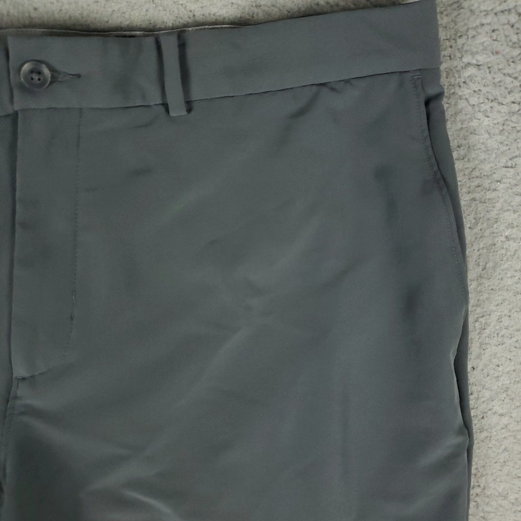 Nike Nike Pants Mens 40x30 Gray Flat Front Chino Trousers Swoosh Dri Fit Golf Casual Workwear Dress Pants Regular Waist 40in Gray Nike Mens Pants Size US 40 / EU 56 - 3 Thumbnail