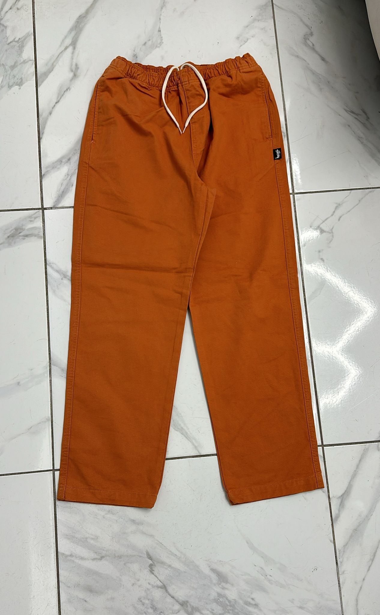 Stussy × Vintage Stüssy Brushed Beach Pant 'Orange' Size Large Size US 34 / EU 50 - 1 Thumbnail