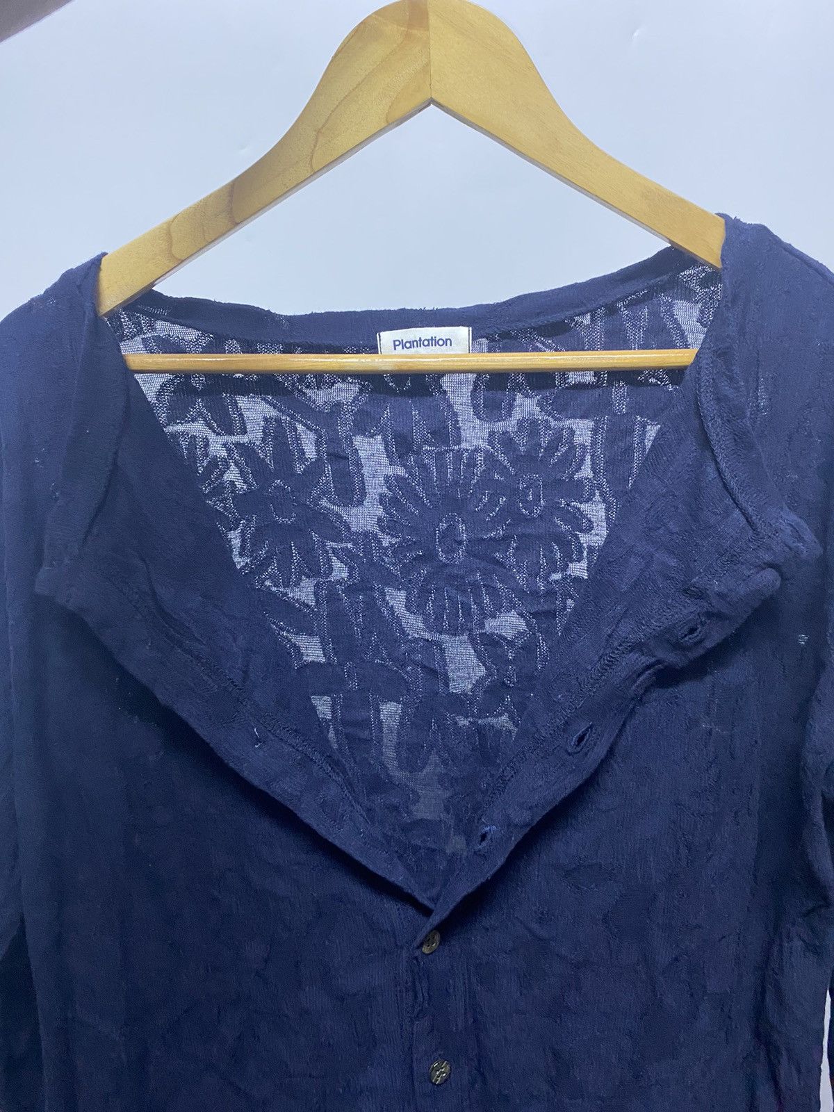 Issey Miyake × Japanese Brand Issey Miyake Plantation Long sleeve button up shirts Size L / US 10 / IT 46 - 11 Thumbnail
