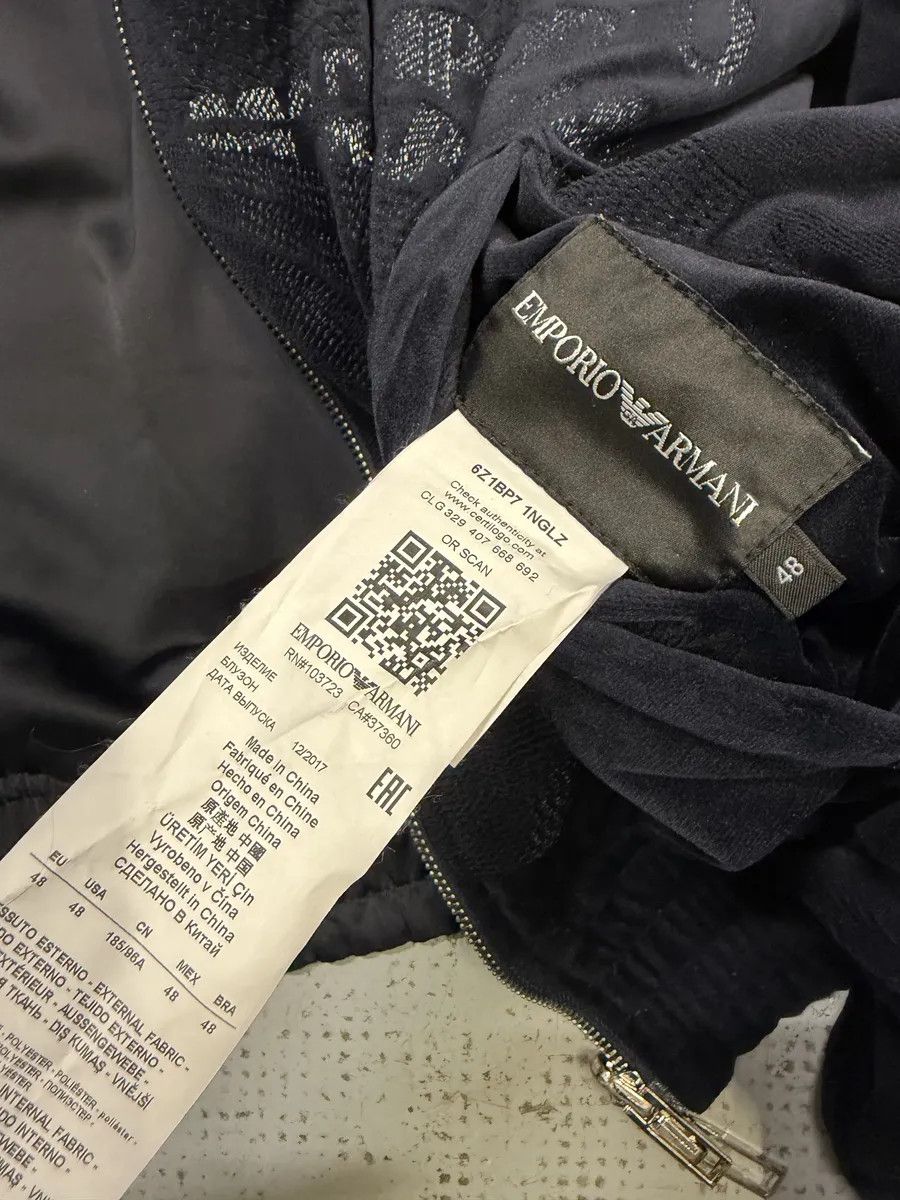 Emporio Armani SS2018 Emporio Armani Navy Lights Reversible Bomber Jacket Size US M / EU 48-50 / 2 - 12 Thumbnail