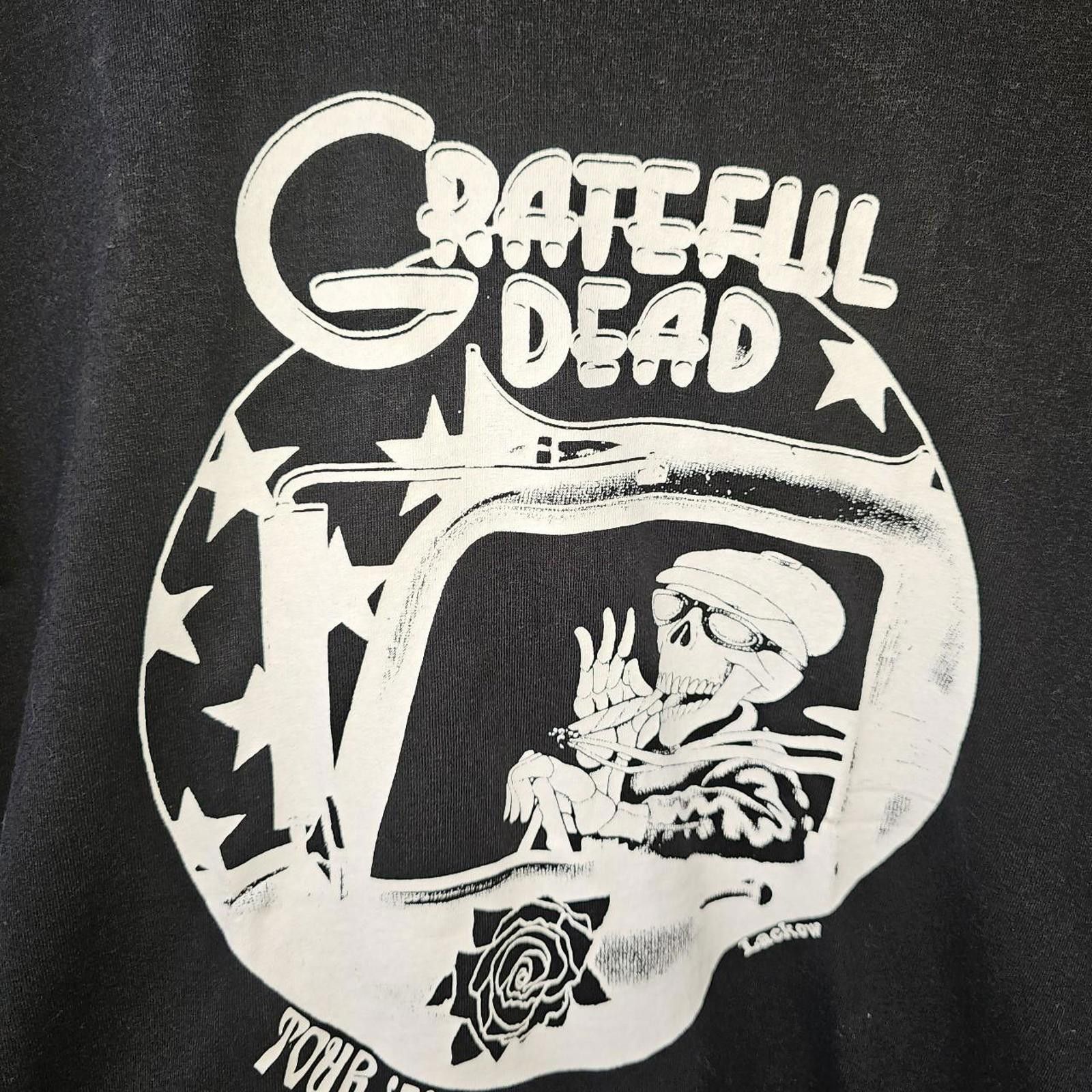 Other Men's Black and White Grateful Dead Band Tee Size US L / EU 52-54 / 3 - 2 Thumbnail