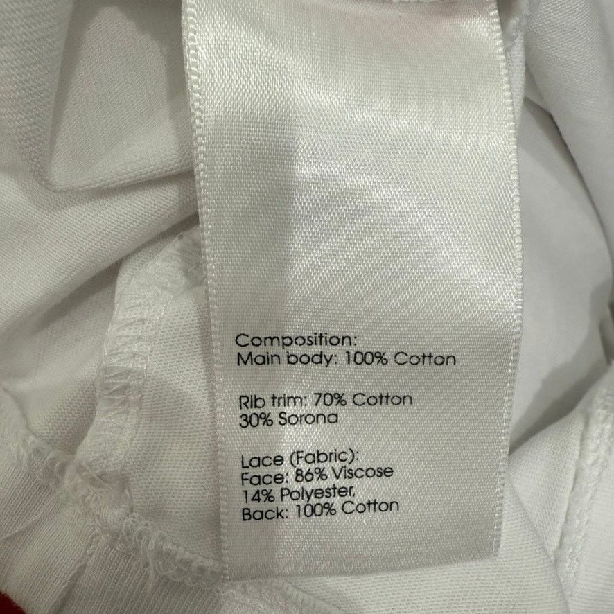 3.1 Phillip Lim 3.1 Phillip Lim x RTR Bonded Lace T-Shirt in White, Size M Size M / US 6-8 / IT 42-44 - 7 Thumbnail