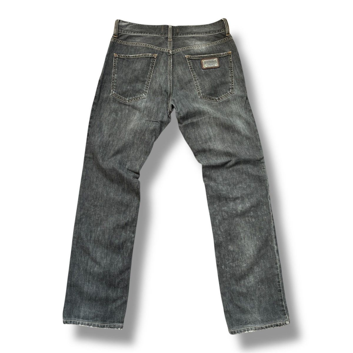 Dolce & Gabbana Vintage 1980s Distressed DOLCE & GABBANA Denim Jeans Size US 33 - 3 Thumbnail