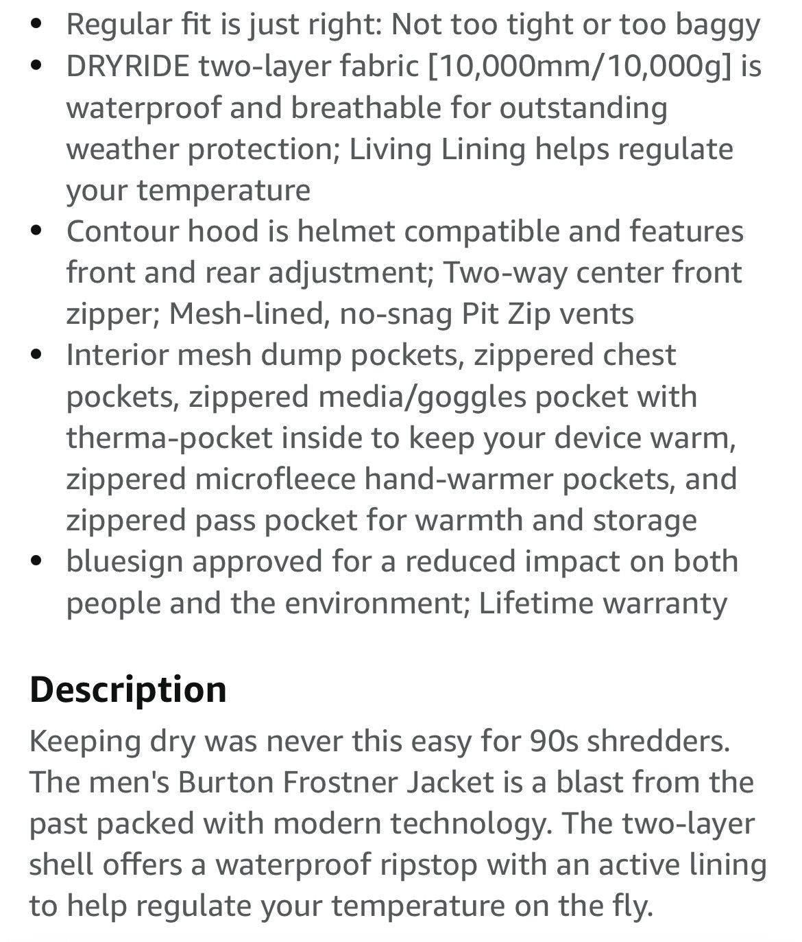 Burton Burton Carbonate GORE-TEX 2L Size US XXL / EU 58 / 5 - 7 Thumbnail