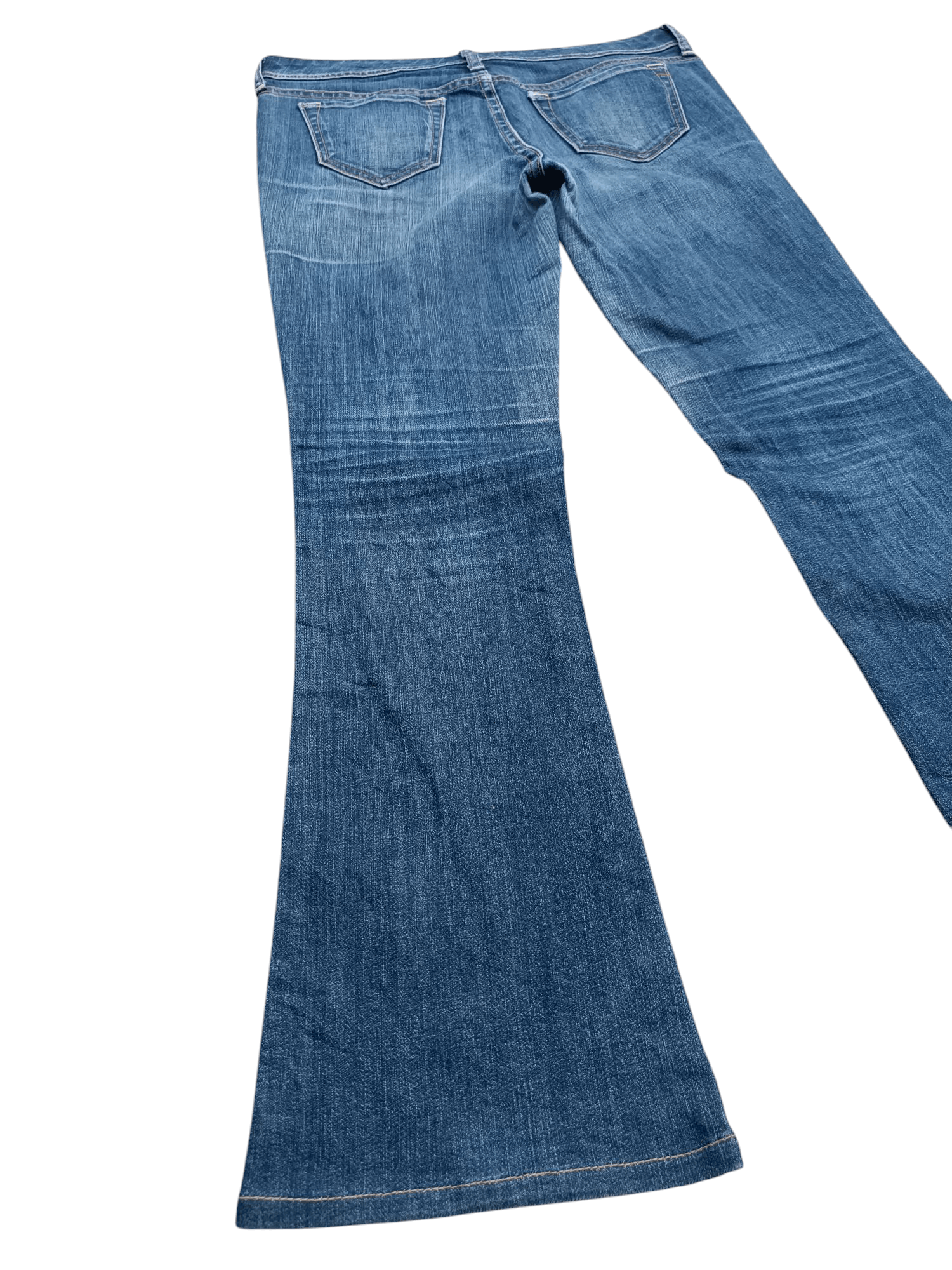 Gap × Round Two × Vintage Y2K GAP SKINNY BOOT CUT STRETCH WHISKERS FADED DENIM E211 Size US 32 / EU 48 - 5 Thumbnail
