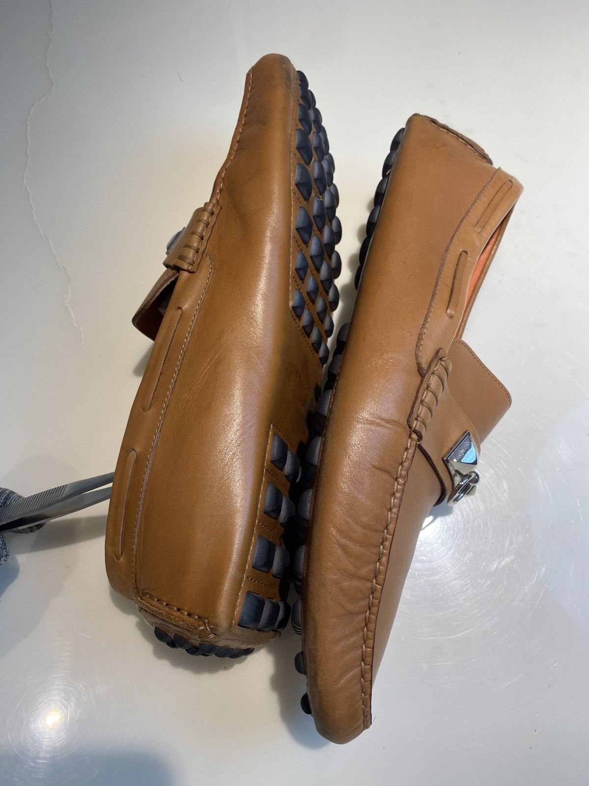 Hermes HERMES Brown IRVING LOAFERS Size US 11 / EU 44 - 8 Thumbnail