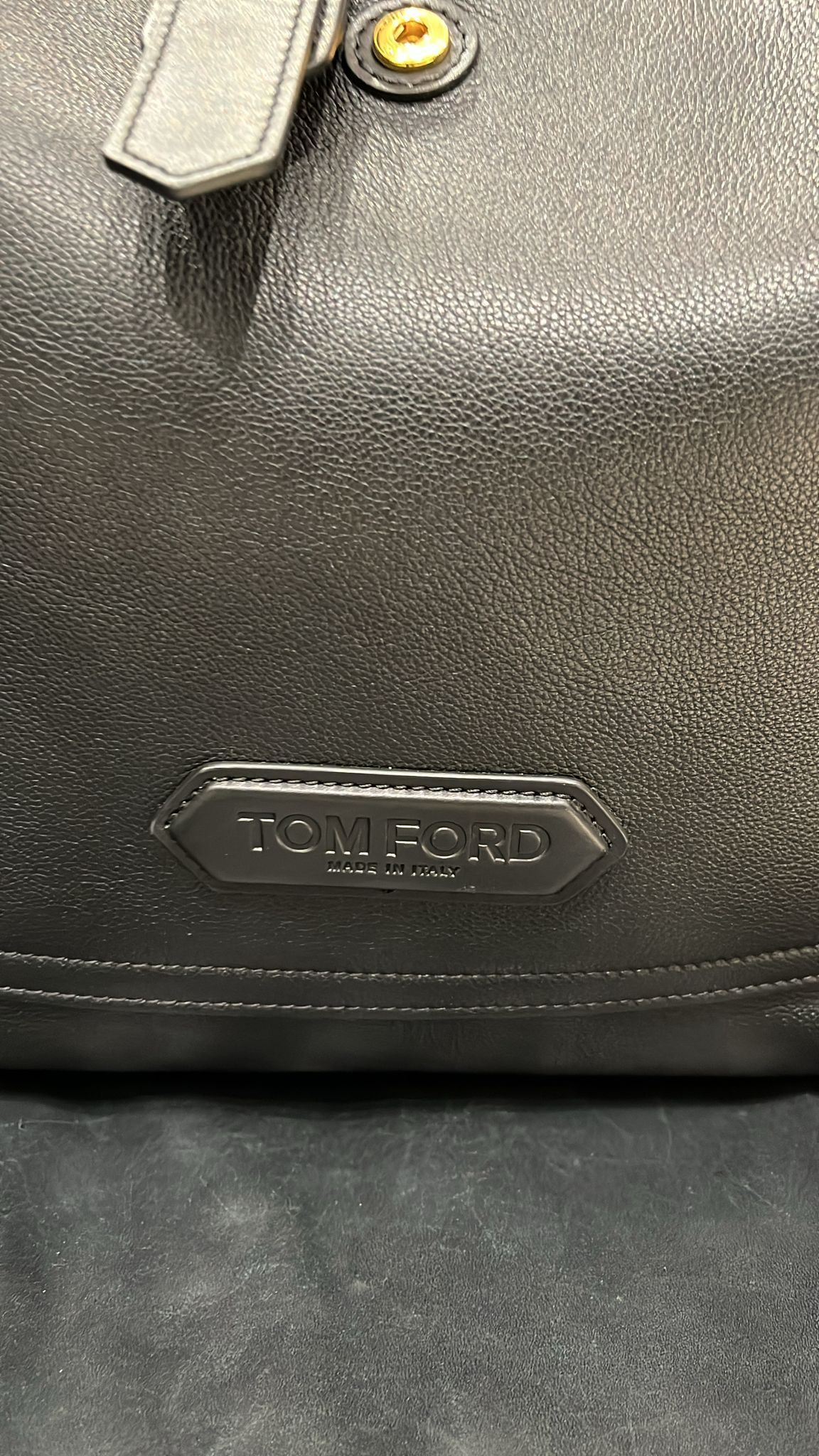 Tom Ford o1loc1c0325 H0574 Size: OS / Leather Tote Bag in Black Size ONE SIZE - 6 Thumbnail