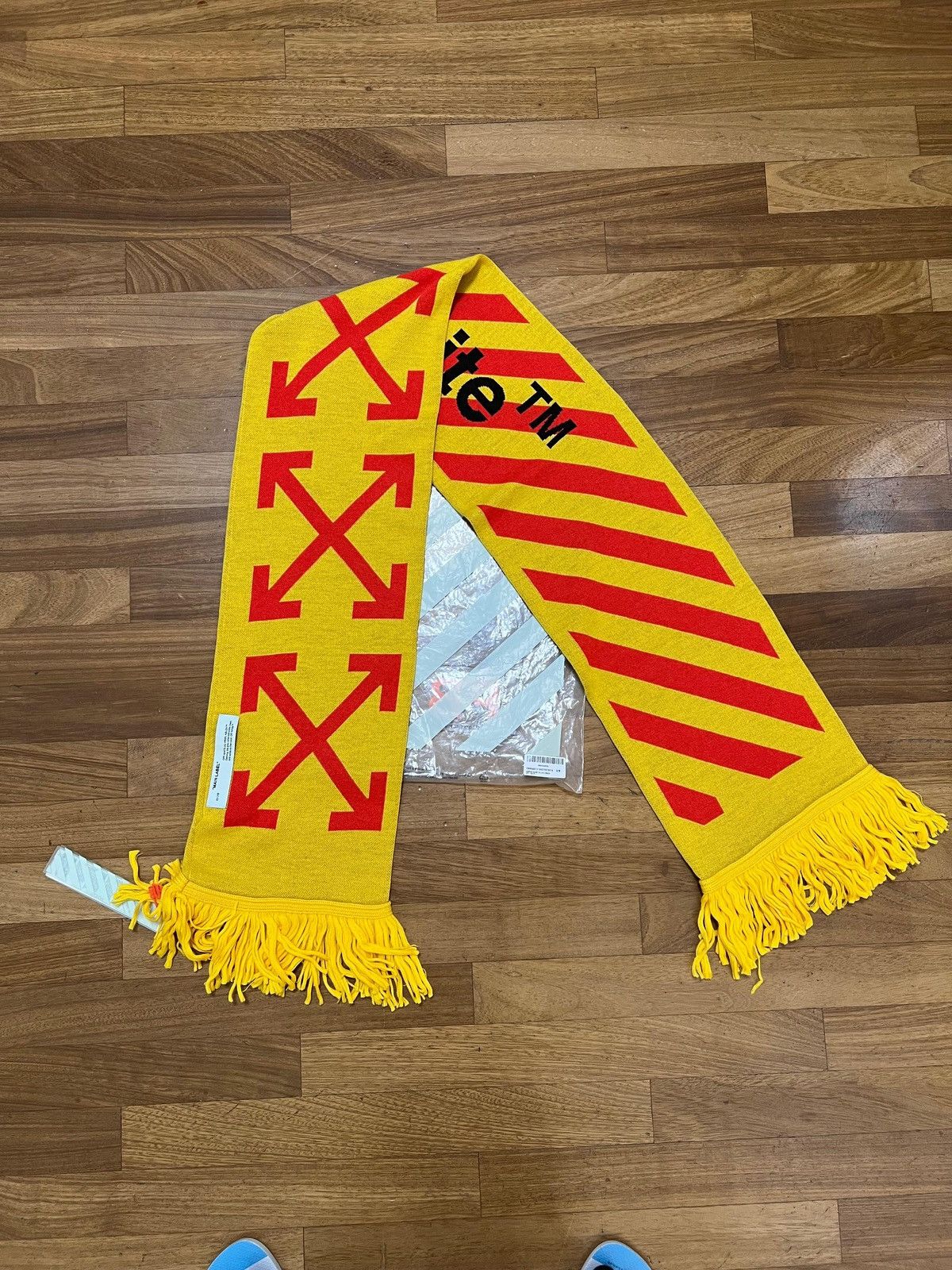 Off-White Off white scarf yellow Size ONE SIZE - 2 Thumbnail