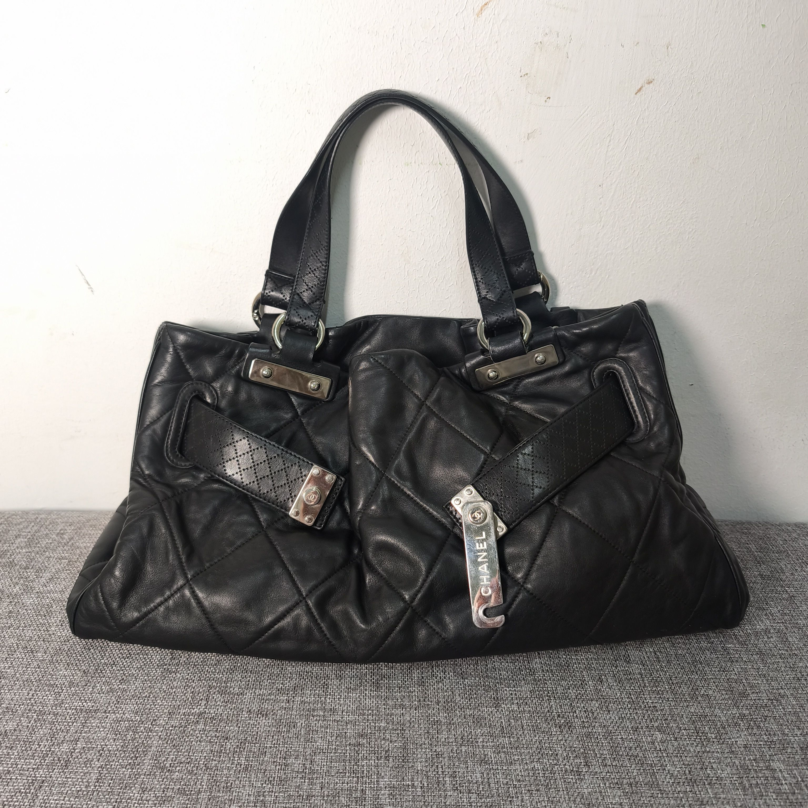 Chanel Chanel 2008 Vintage East West Expandable Strap Tote Size ONE SIZE - 17 Thumbnail