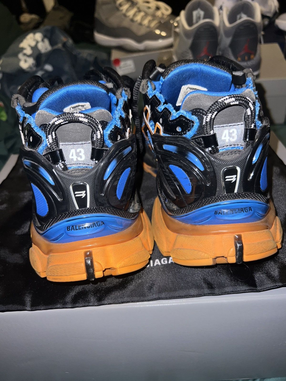 Balenciaga Balenciaga Runner / Blue & Orange / Size 43 ( 9 ) Size US 9 / EU 42 - 4 Thumbnail