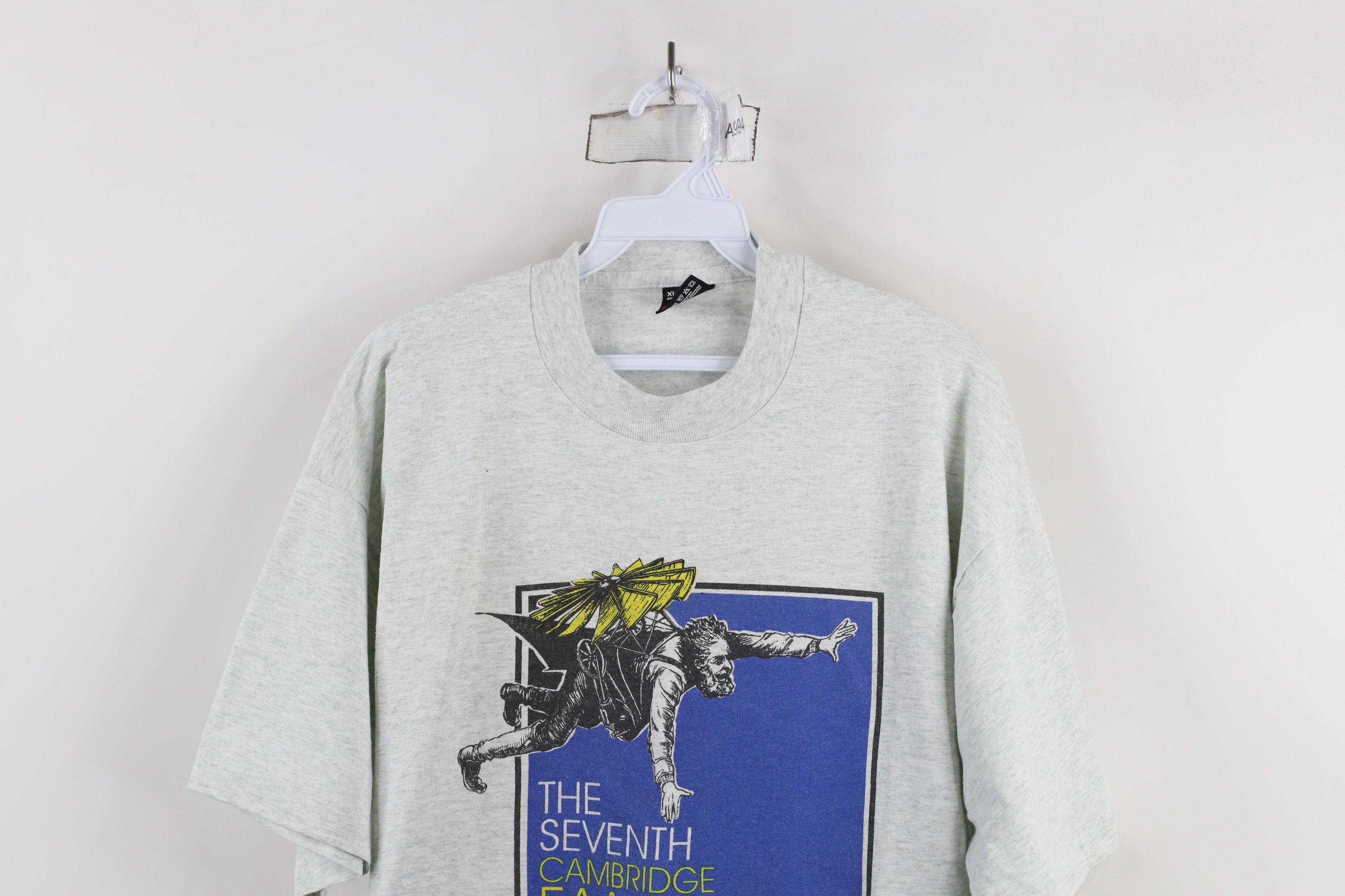 Vintage Vintage 90s The Seventh Cambridge EAA 928 Fly In T-Shirt USA Size US XL / EU 56 / 4 - 2 Thumbnail